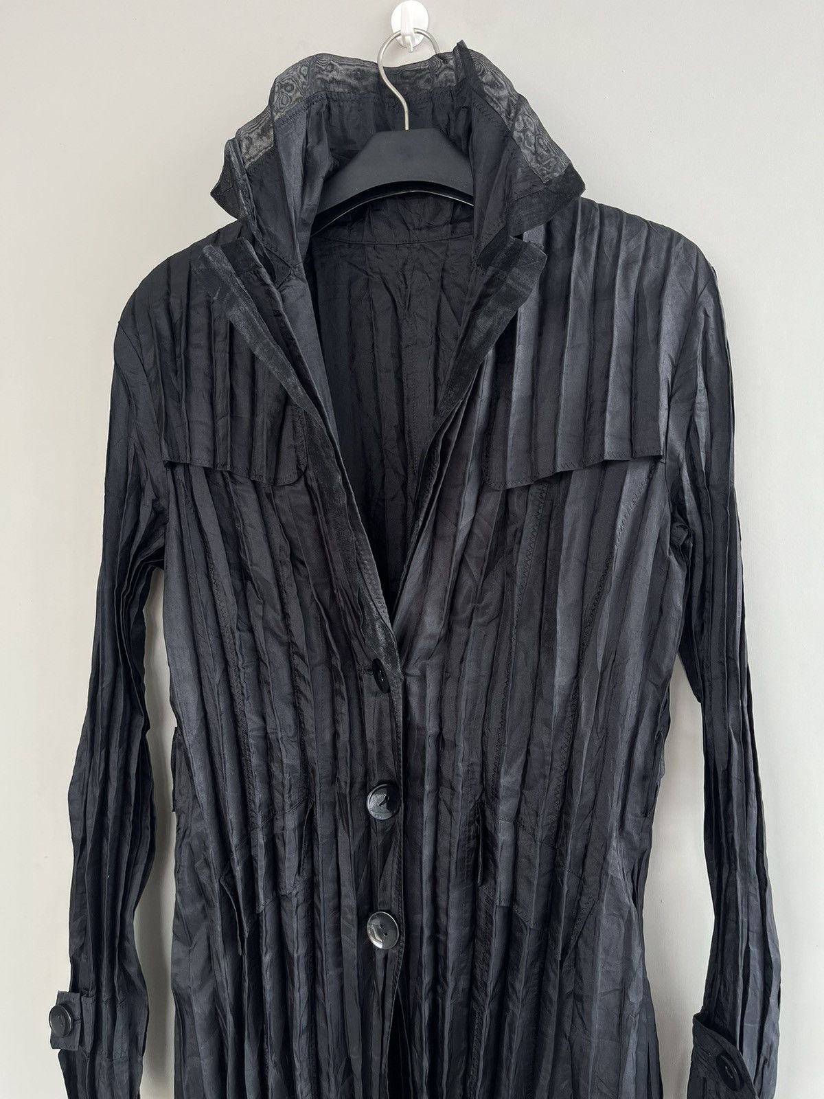 Japanese Brand Pleats Please Japanese Specchio Coats Blazer Issey Style Size L / US 10 / IT 46 - 3 Thumbnail