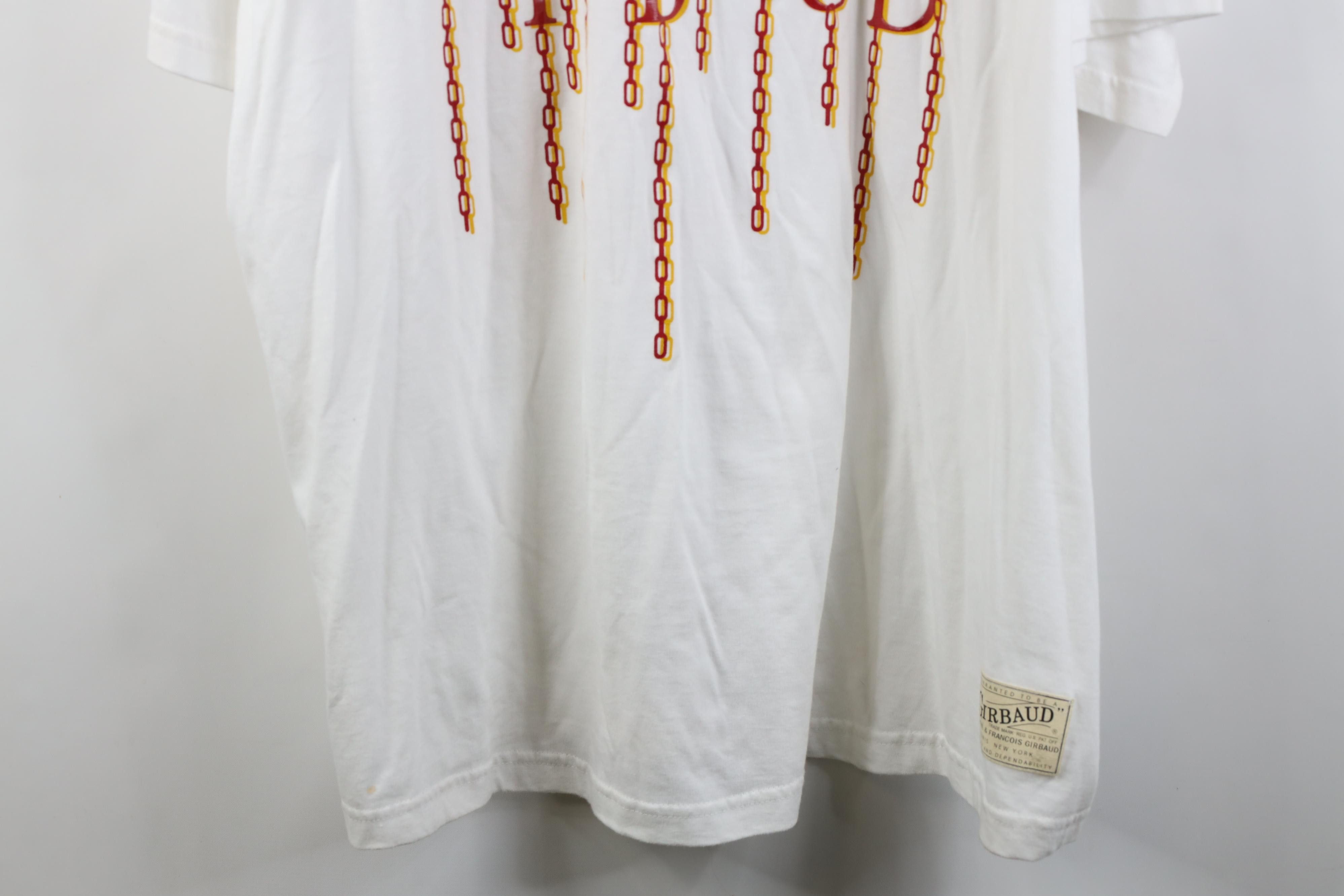 Marithe + Francois Girbaud Deadstock Vintage 90s Marithe Francois Girbaud Chain T-Shirt Size US XXL / EU 58 / 5 - 3 Thumbnail