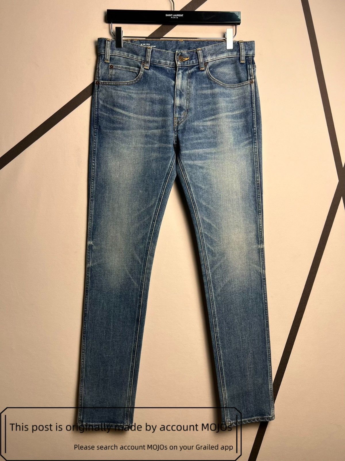 Celine Sz 30 Celine 20SS 004Basic Denim mojos151684 Size US 30 / EU 46 - 1 Thumbnail