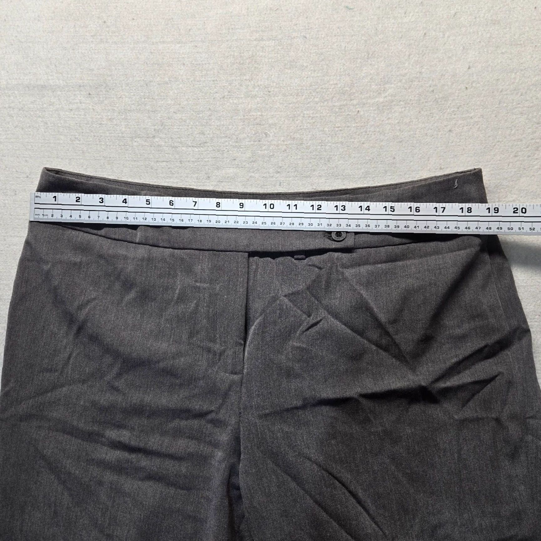 Gloria Vanderbilt Gloria Vanderbilt Women's Pants Gray 16 Ponte Straight-Leg Dress Pants Size 38" / US 16 / IT 52 - 4 Thumbnail