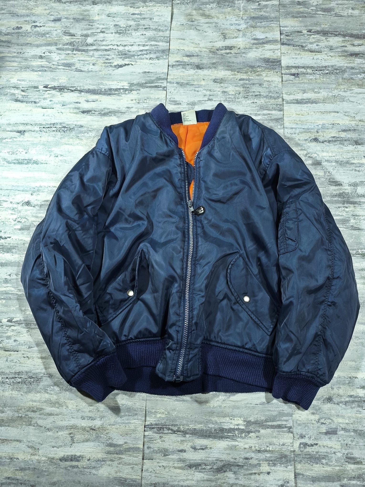 Vintage vintage 90s usa bomber jacket ma-1 flyers oversize Size US XL / EU 56 / 4 - 8 Thumbnail