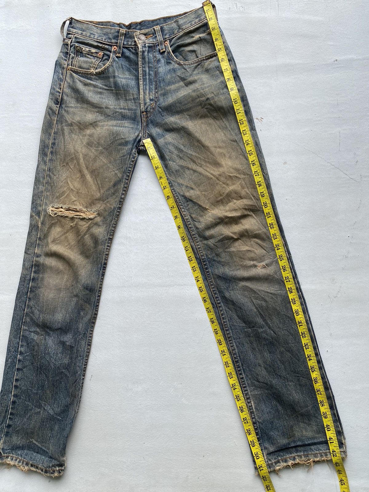 Levi's Levi’s 524 Distressed Denim Size 29 Size US 29 - 20 Thumbnail