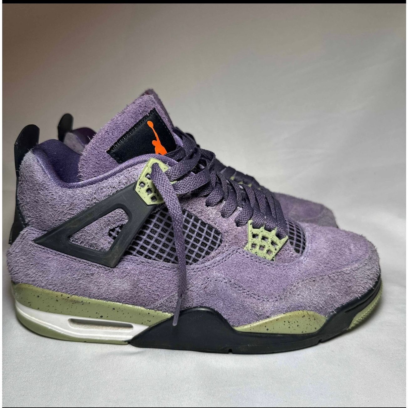 Jordan Brand × Nike Size 8.5 Wmns Air Jordan 4 Retro Canyon Purple Women's Shoes Size US 8.5 / IT 38.5 - 1 Thumbnail