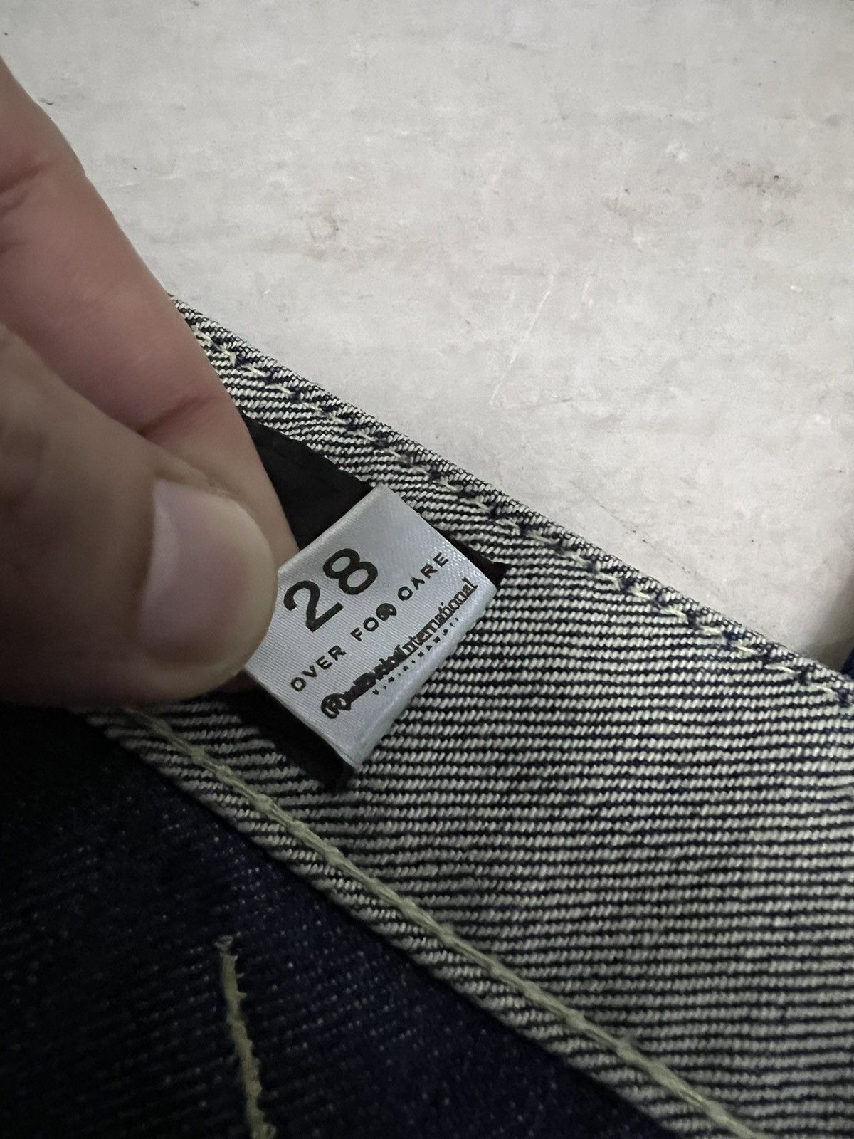 If Six Was Nine × Japanese Brand REAL BVOICE JEANS VERY RARE Size US 29 - 17 Thumbnail