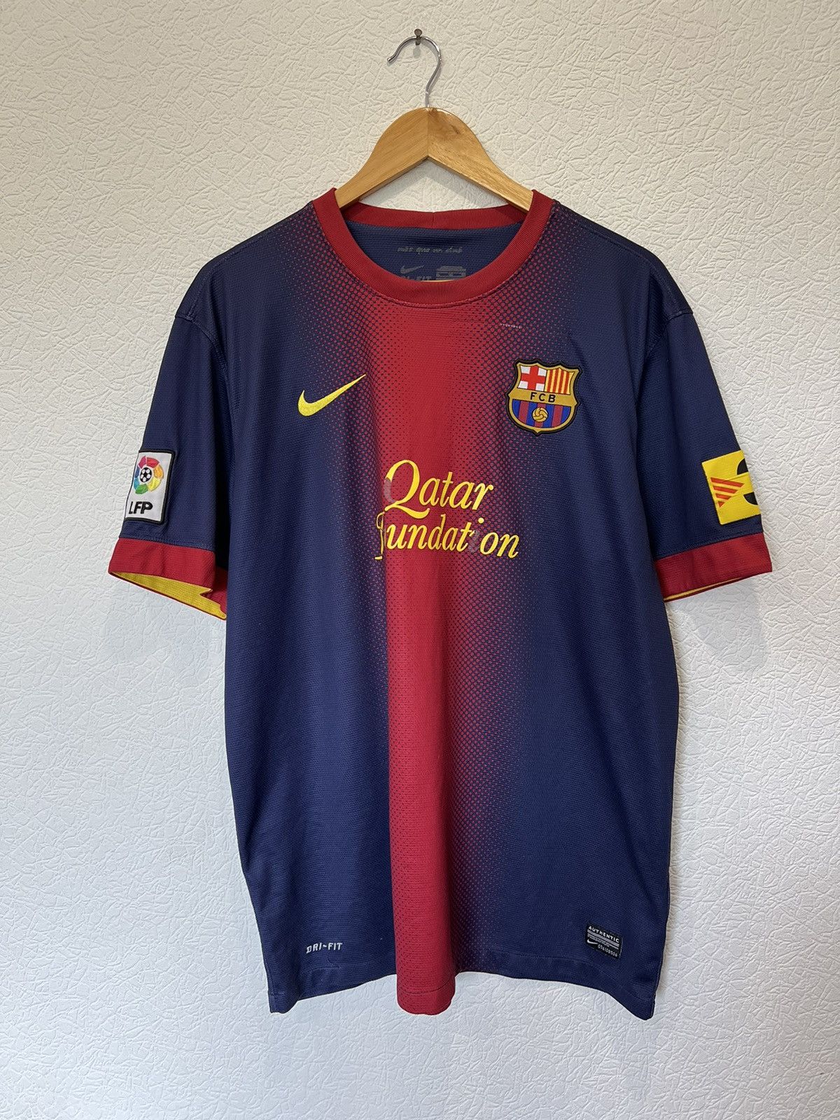 Nike Nike Barcelona 2012/2013 Home Kit Soccer Jersey Size US XL / EU 56 / 4 - 1 Thumbnail
