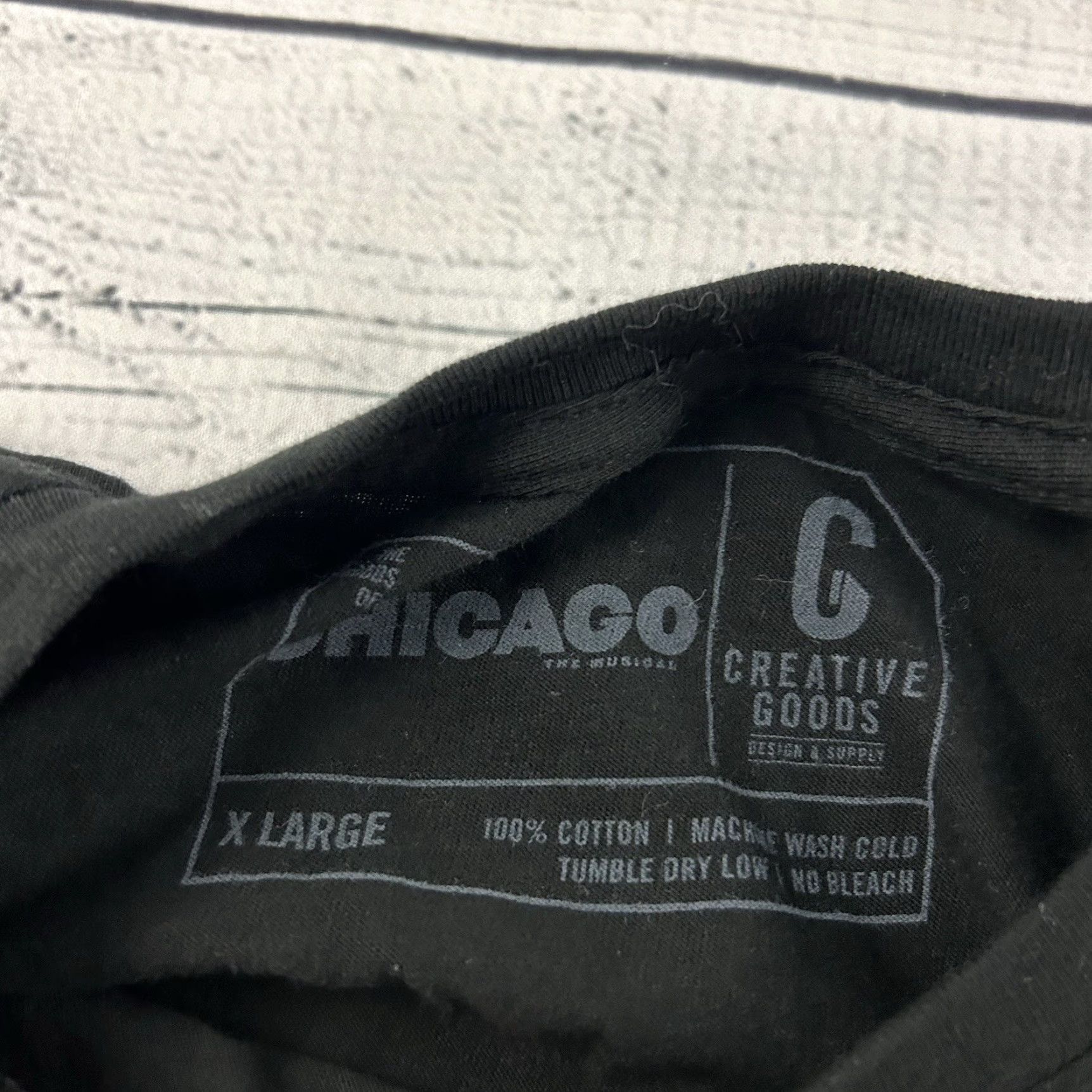 Vintage Chicago The Musical Short Sleeve T Shirt Men's XL Black Size US XL / EU 56 / 4 - 2 Thumbnail
