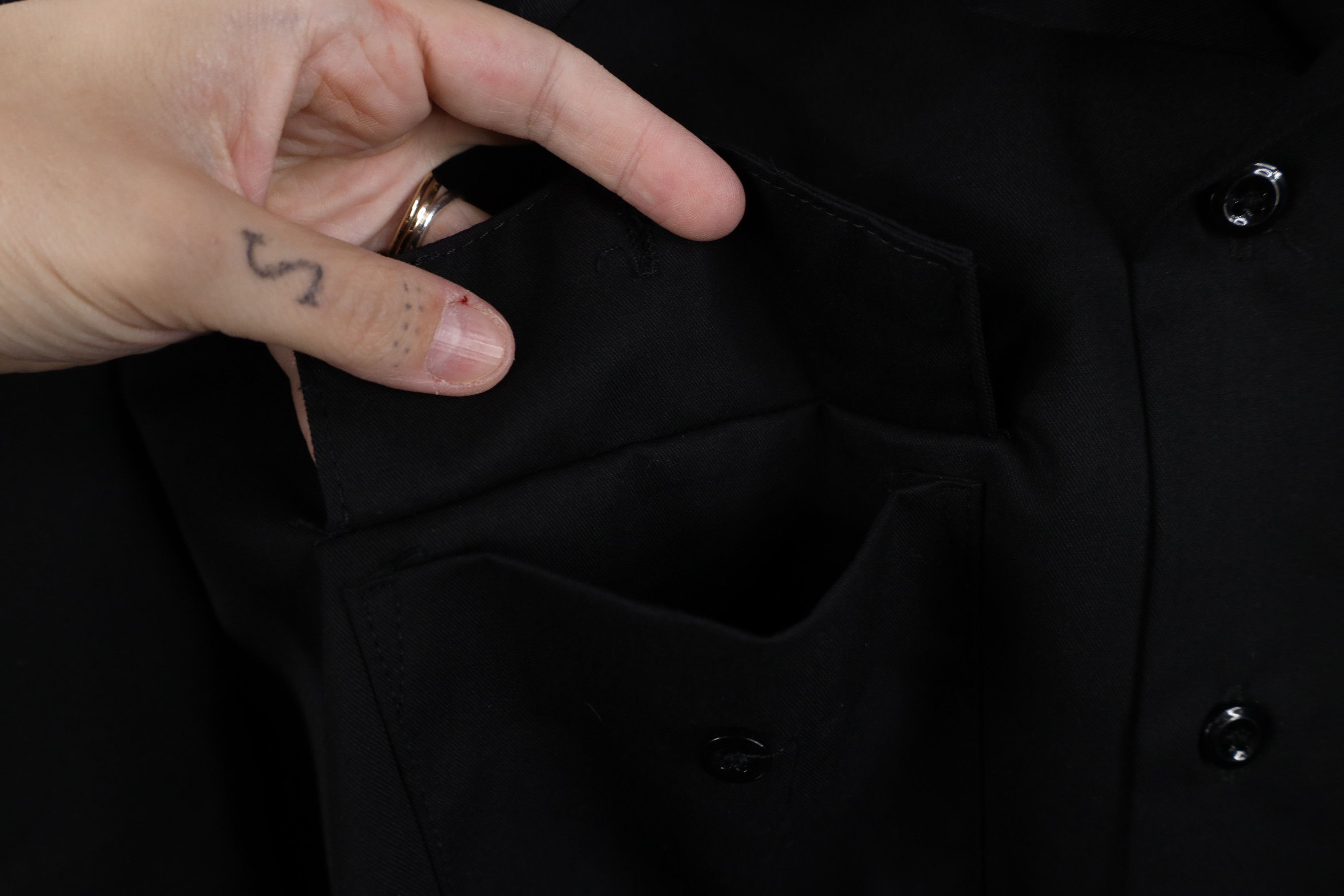 Dickies Vintage 90s Dickies Workwear Mechanic Button Shirt Black USA Size US XL / EU 56 / 4 - 6 Thumbnail