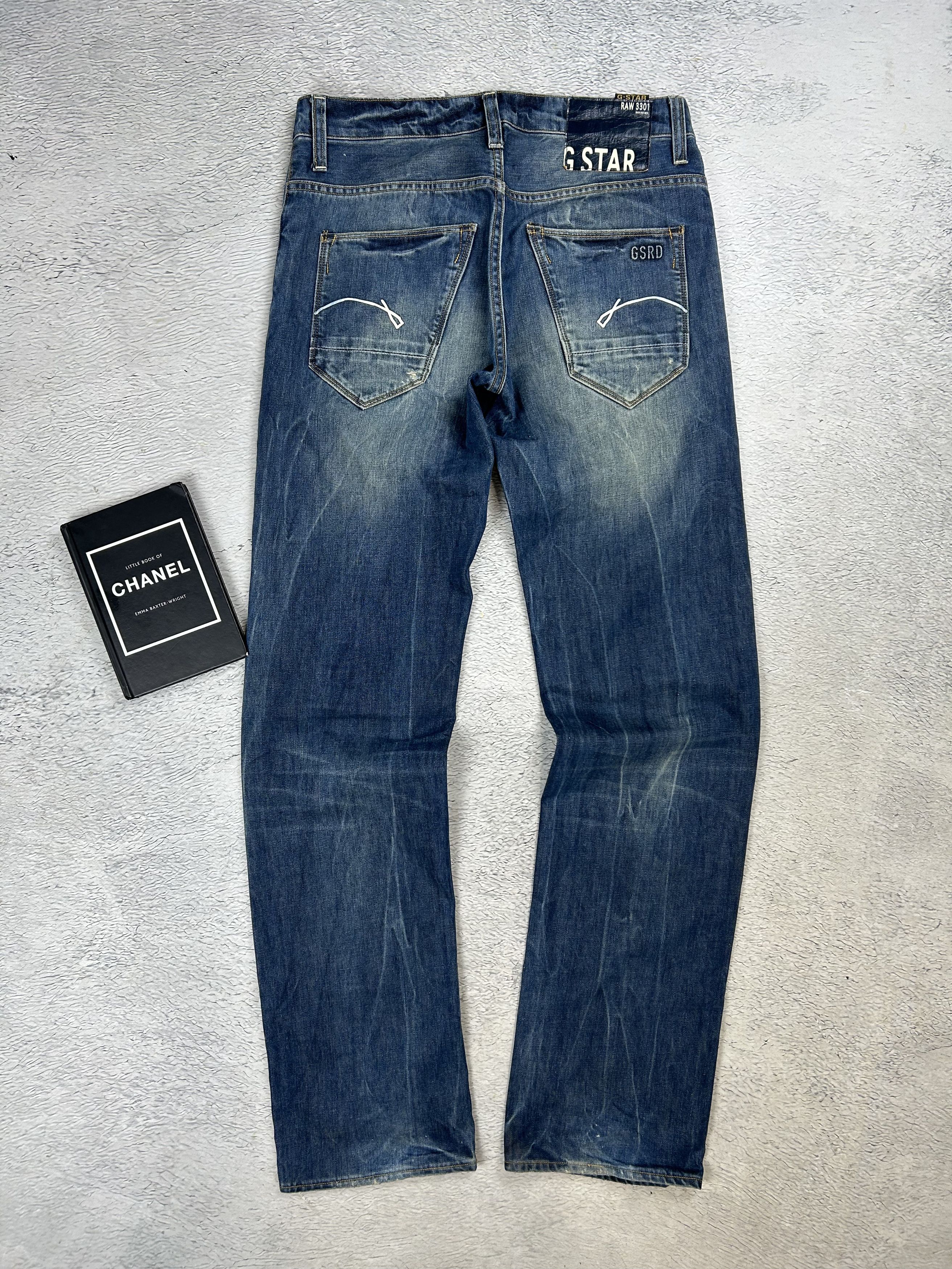 G-Star × Vintage Vintage G-Star Raw Denim Jeans Straight Boiled Oldmoney Size US 29 - 8 Thumbnail