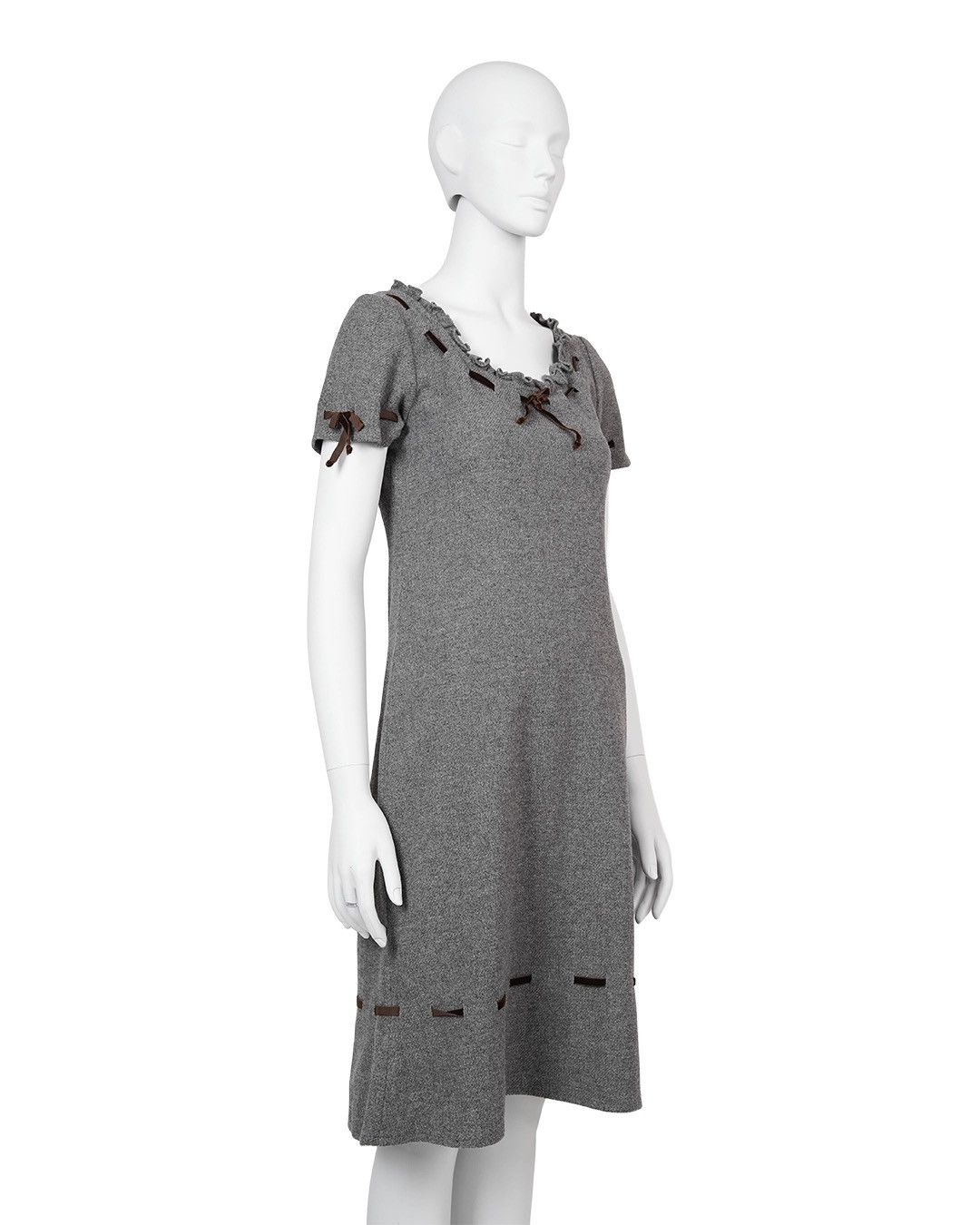 Miu Miu Miu Miu F/W1996 Wool Doll Dress Size S / US 4 / IT 40 - 4 Thumbnail