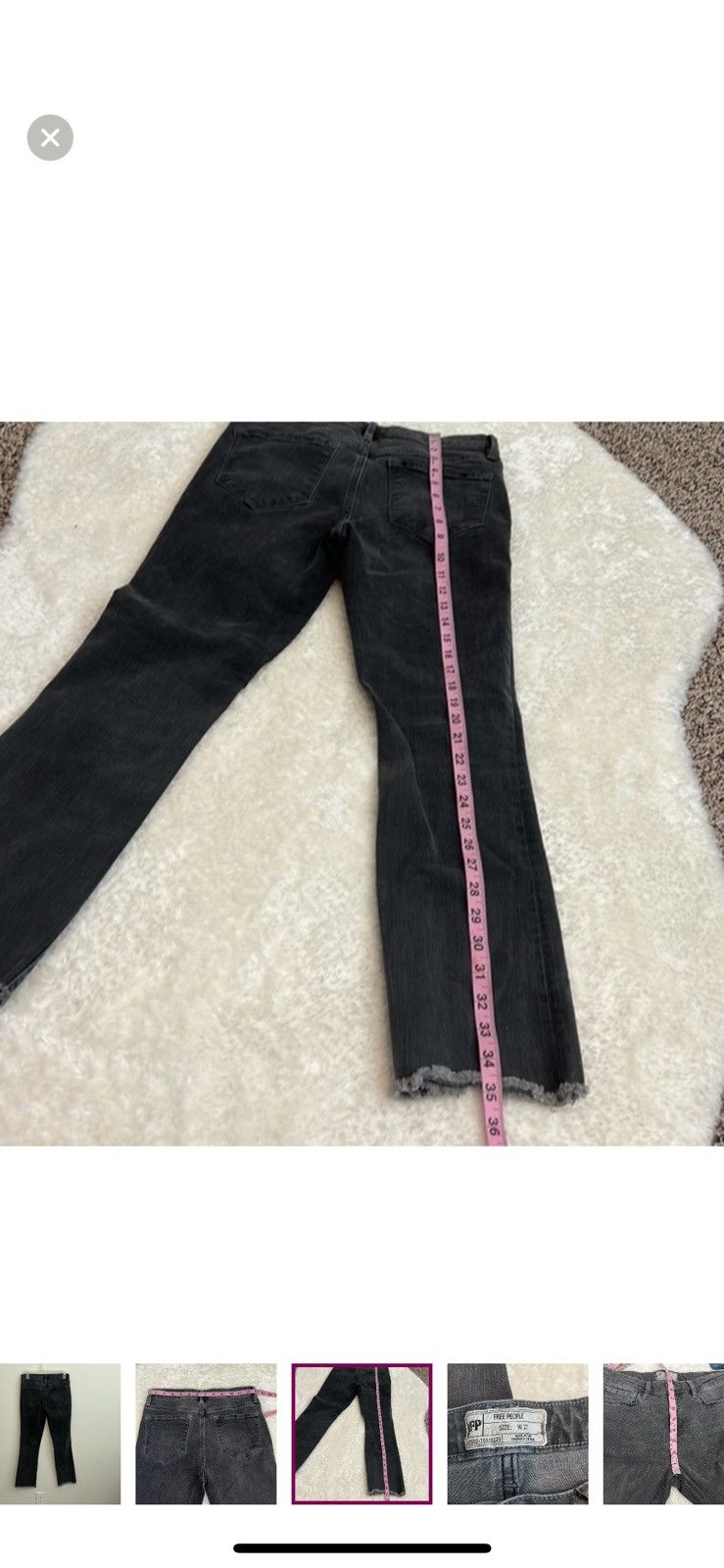 Free People Free people cropped grey jeans size 27 Size 27" / US 4 / IT 40 - 7 Thumbnail
