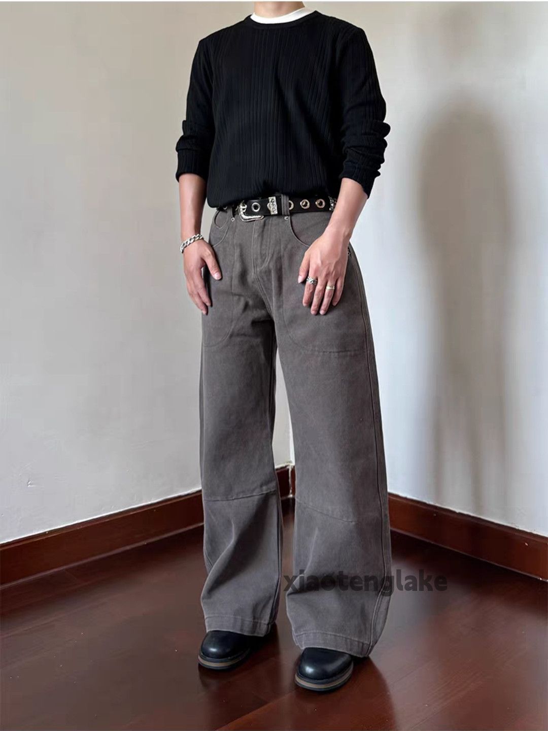 Vintage xtl utility loose baggy hiphop yuppie cargo flared pants Size US 33 - 6 Thumbnail