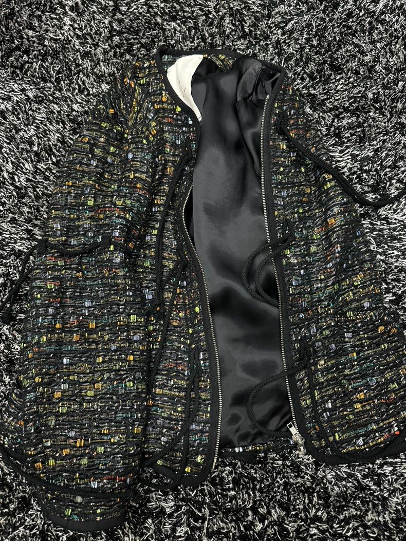 Song For The Mute Song For The Mute Tweed Fringe Jacket Size US M / EU 48-50 / 2 - 8 Thumbnail