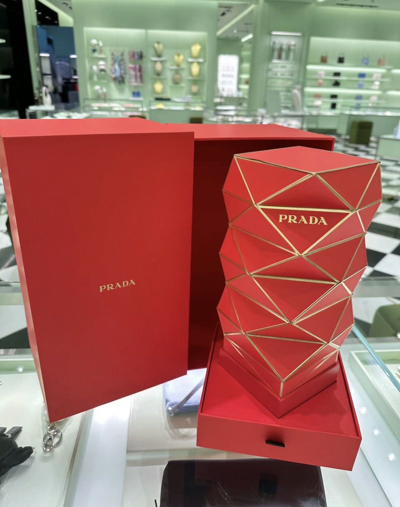 Prada 🔺Prada triangle Lantern table lamp home decor Size ONE SIZE - 3 Thumbnail