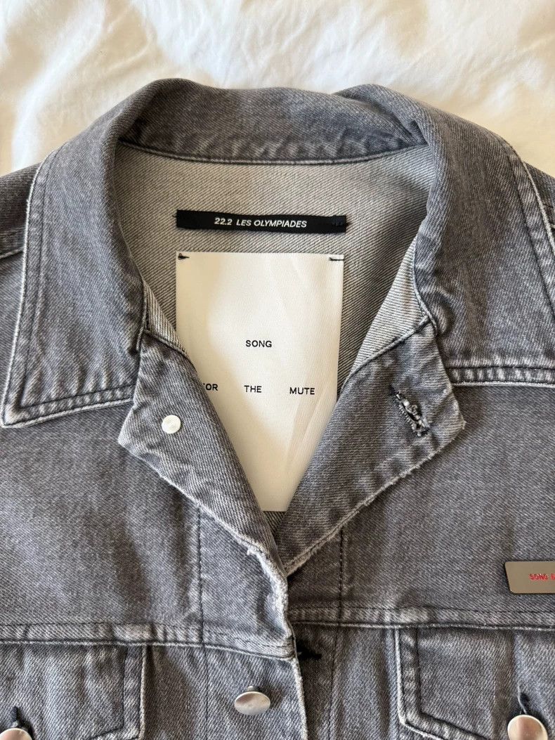 Song For The Mute Song For The Mute size 38 Denim jacket coat Size US S / EU 44-46 / 1 - 2 Thumbnail