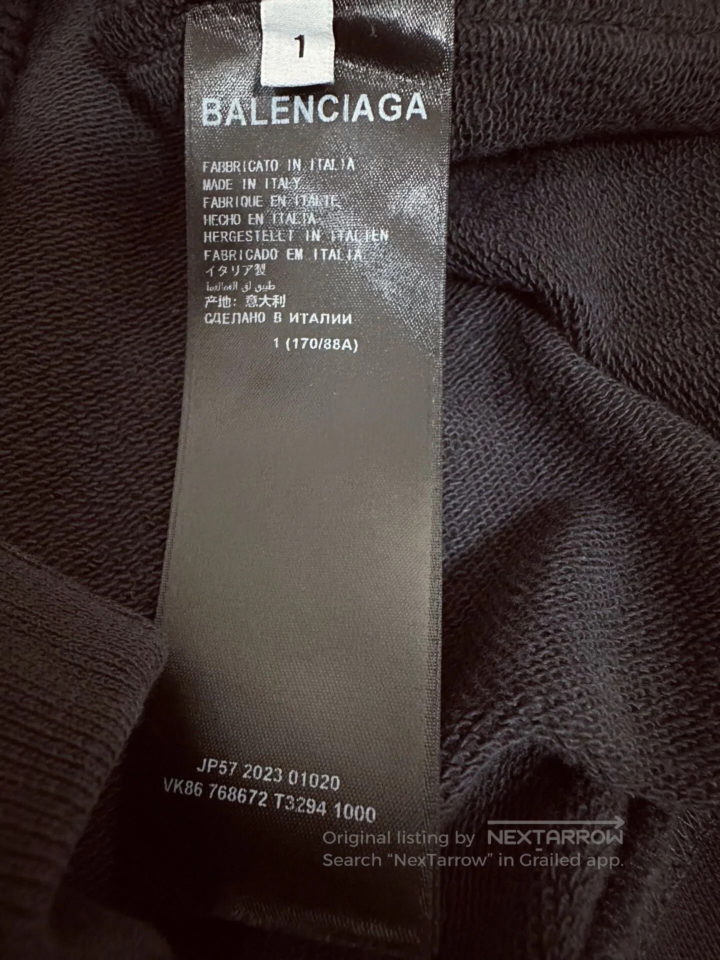 Balenciaga Balenciaga Knit Panel Sweatshirt. Size US L / EU 52-54 / 3 - 6 Thumbnail
