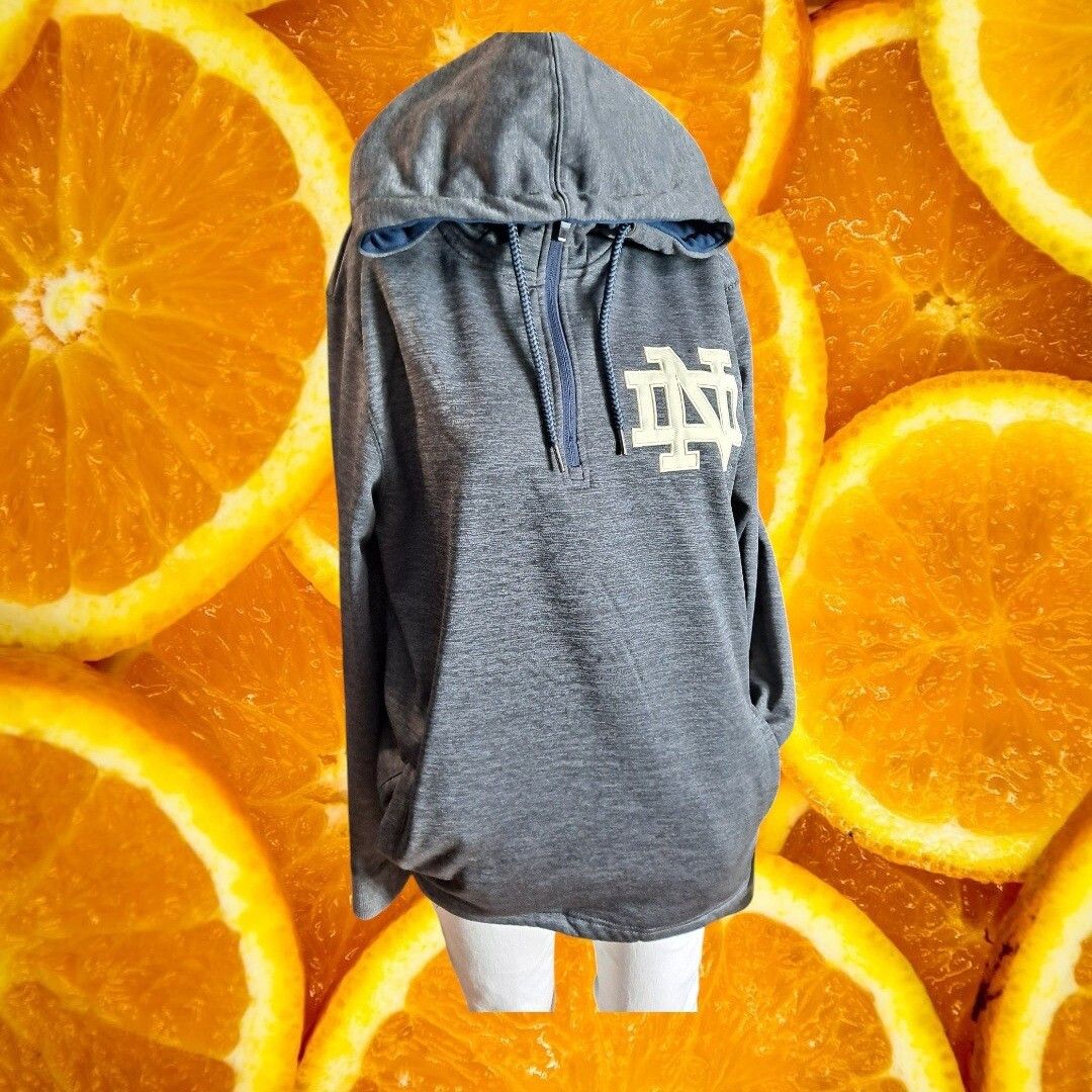 Other Stadium Athletics Notre Dame Pullover Hoodie Sweatshirt Half Size US S / EU 44-46 / 1 - 1 Thumbnail