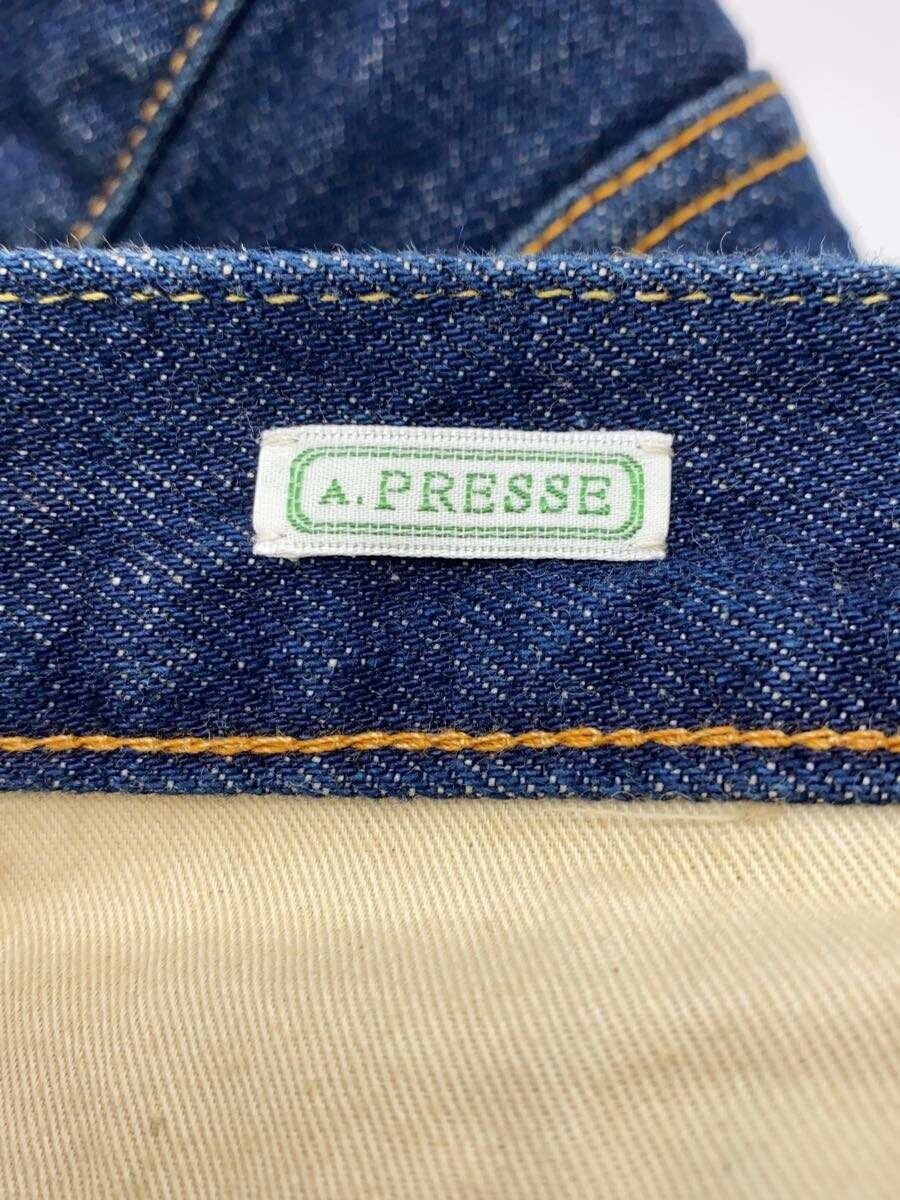 A.PRESSE Denim Straight Pants Size US 36 / EU 52 - 4 Thumbnail