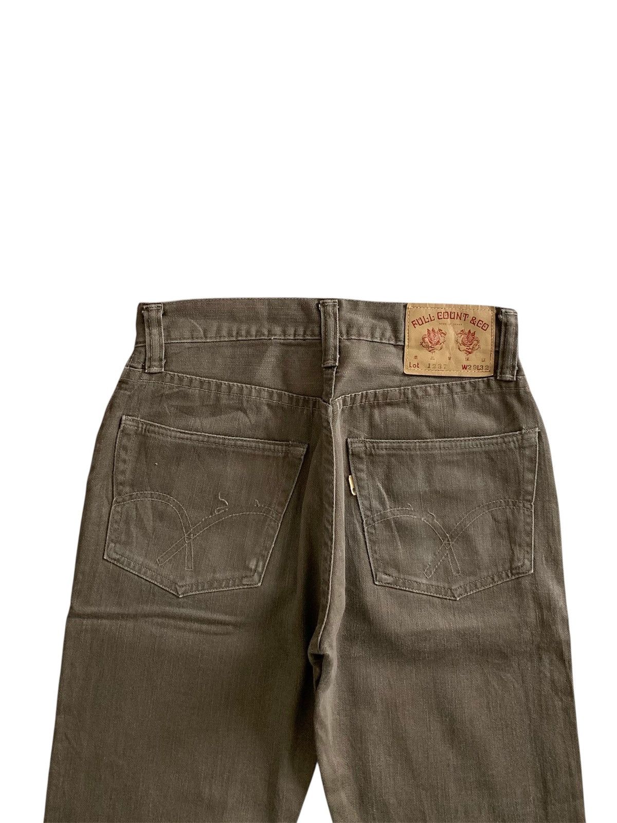 Full Count & Co. Last📦 Full Count & Co Lot 1237 Straight Brown Jeans Size US 28 / EU 44 - 3 Thumbnail