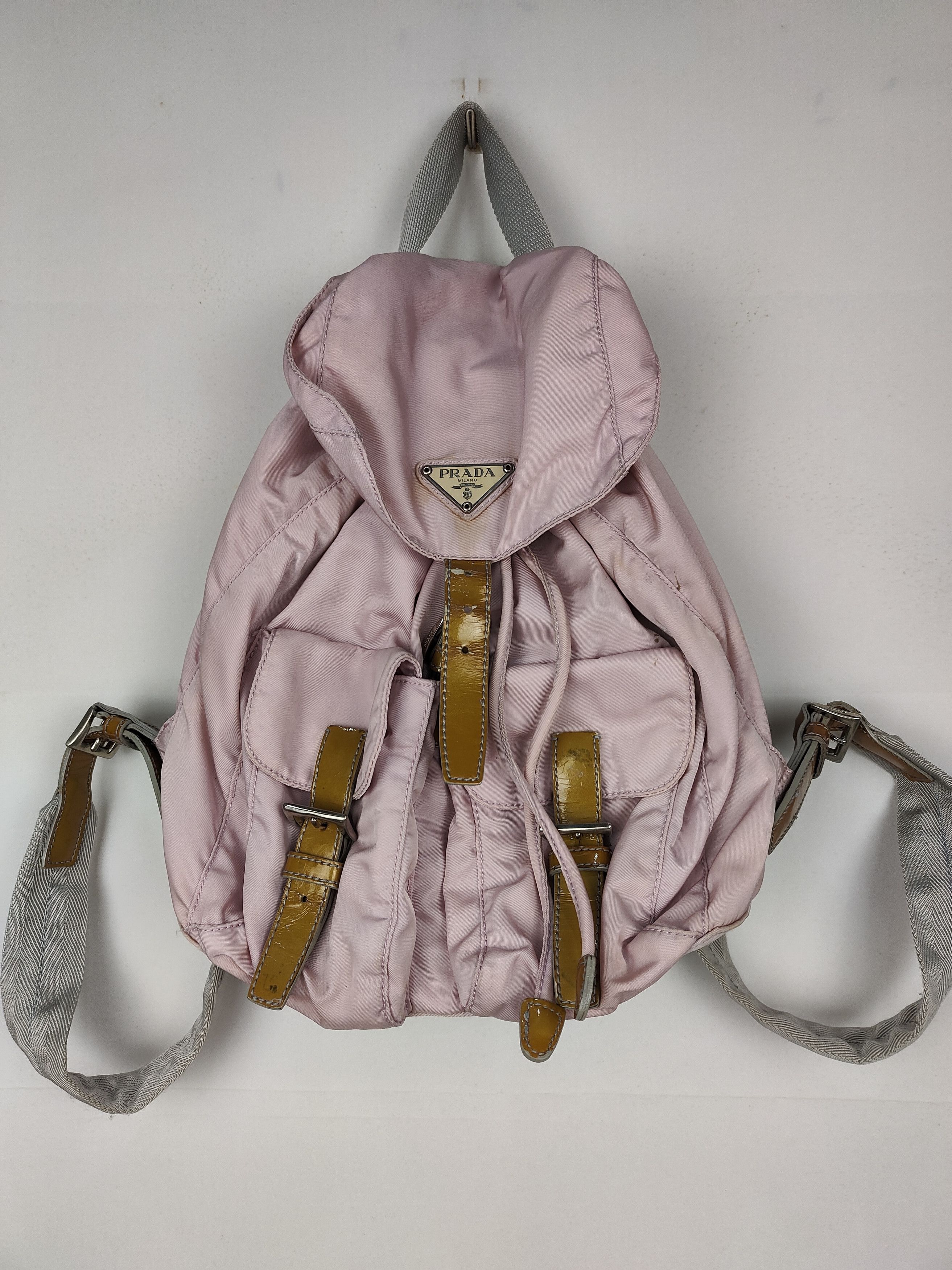 Prada PRADA Backpack Nylon Pink Silver Auth 119214 | Grailed display picture 3