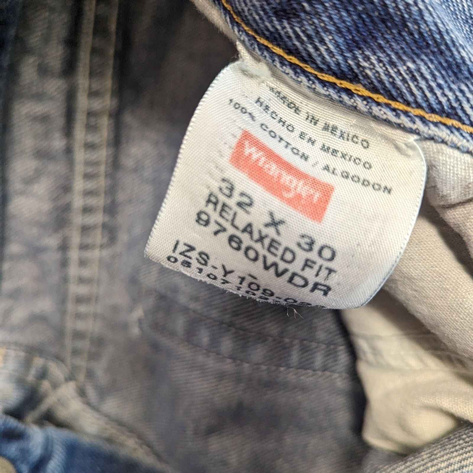 Wrangler Wrangle Relaxed Fit 32 x 30 Size US 32 / EU 48 - 4 Thumbnail