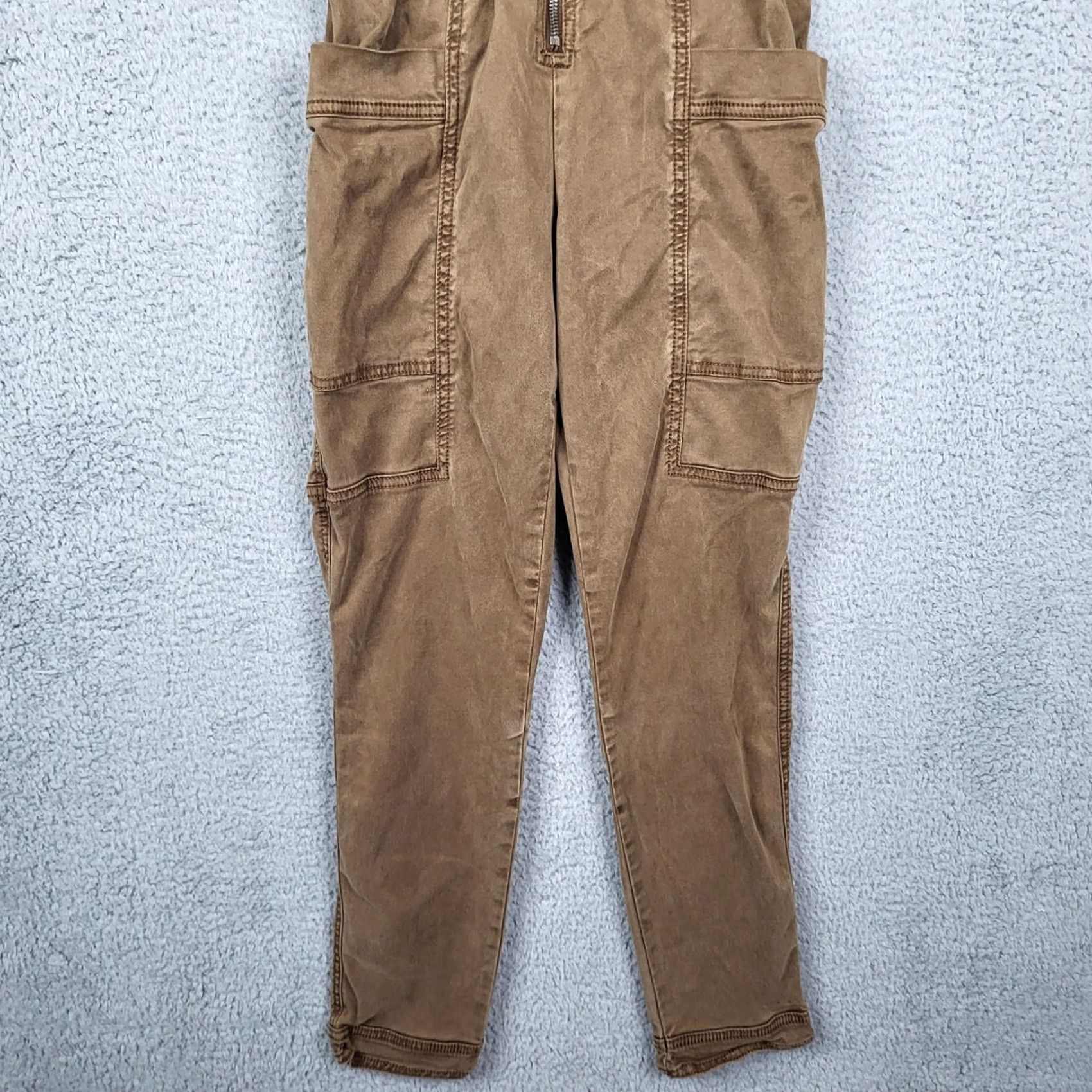 Splendid Mary Lawless Lee X Splendid Utility Zipper V-Neck Rompers & Jumpsuits Size XS Size 26" / US 2 / IT 38 - 5 Thumbnail