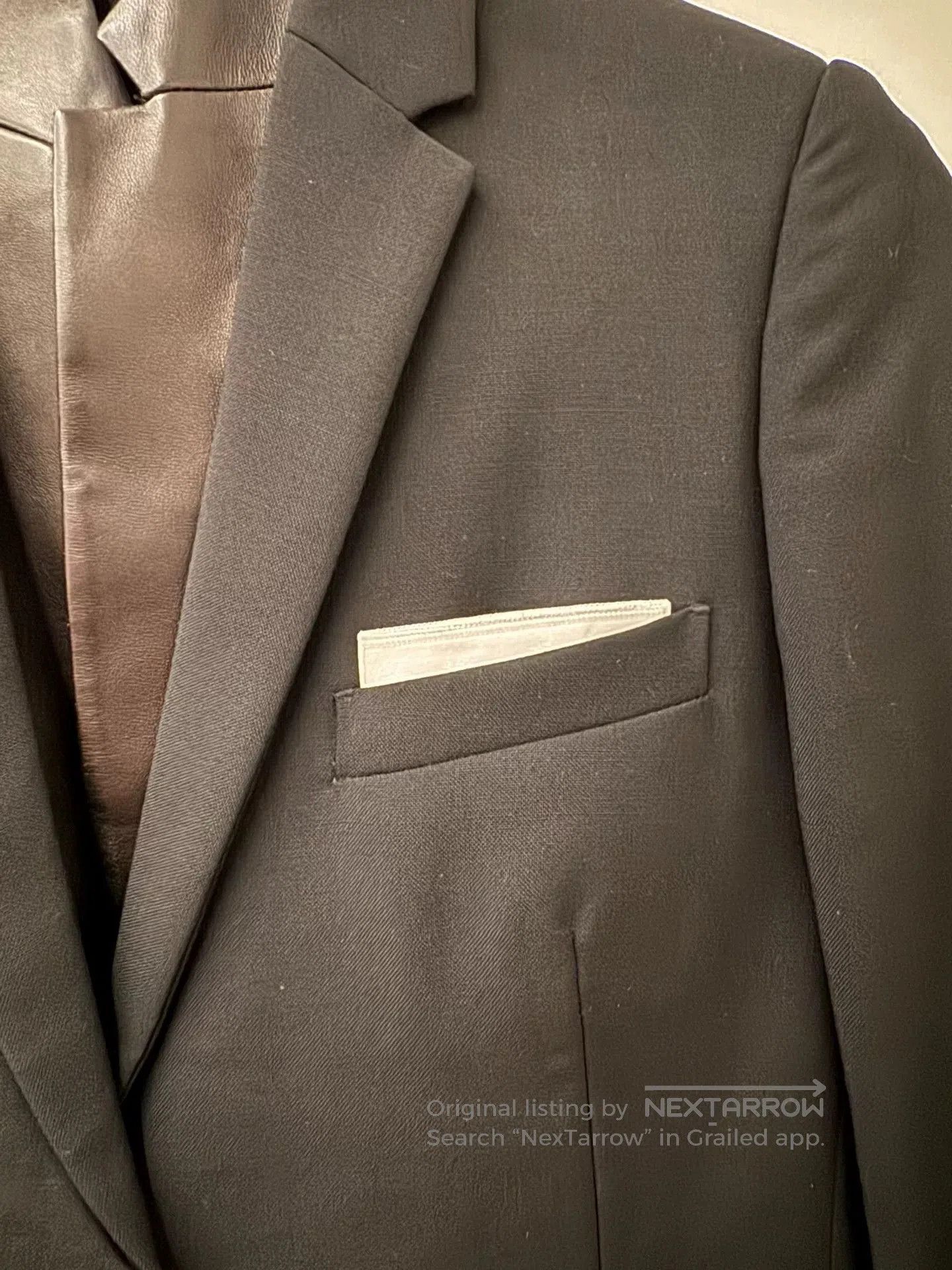 Neil Barrett Neil Barrett Double-Collar Sheepskin Suit. Size US M / EU 48-50 / 2 - 4 Thumbnail