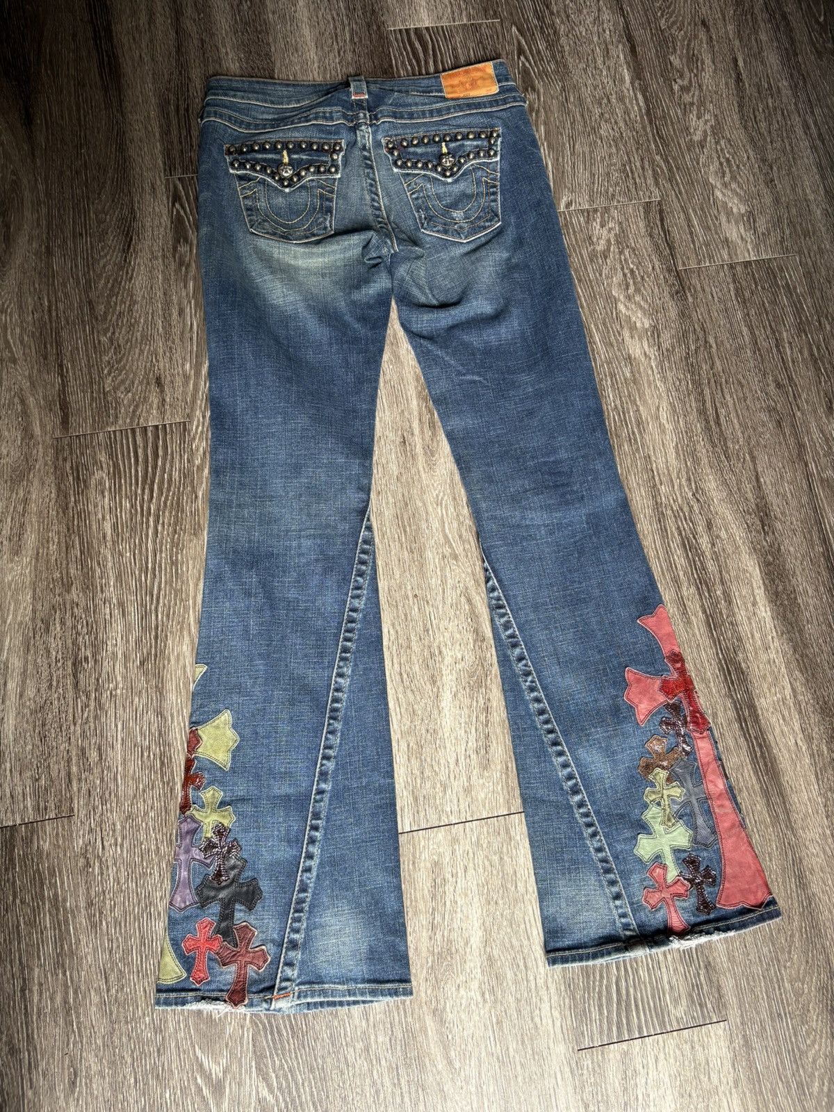 Chrome Hearts Chrome Hearts True Religion 1 of 1 Custom Denim Jeans Size US 30 / EU 46 - 8 Thumbnail