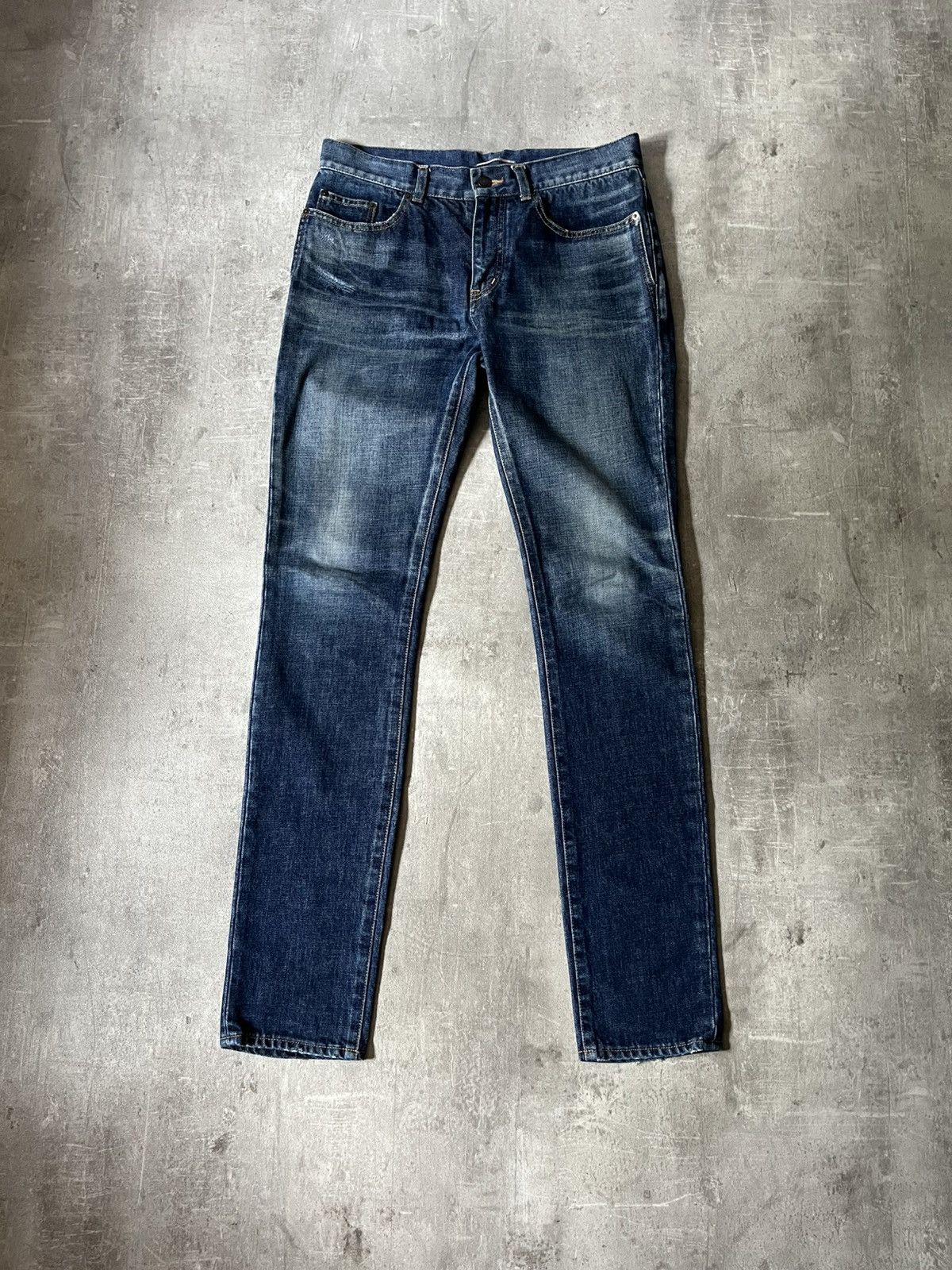 Saint Laurent Paris Saint Laurent A/W 18 washed distressed jeans Size US 30 / EU 46 - 1 Thumbnail
