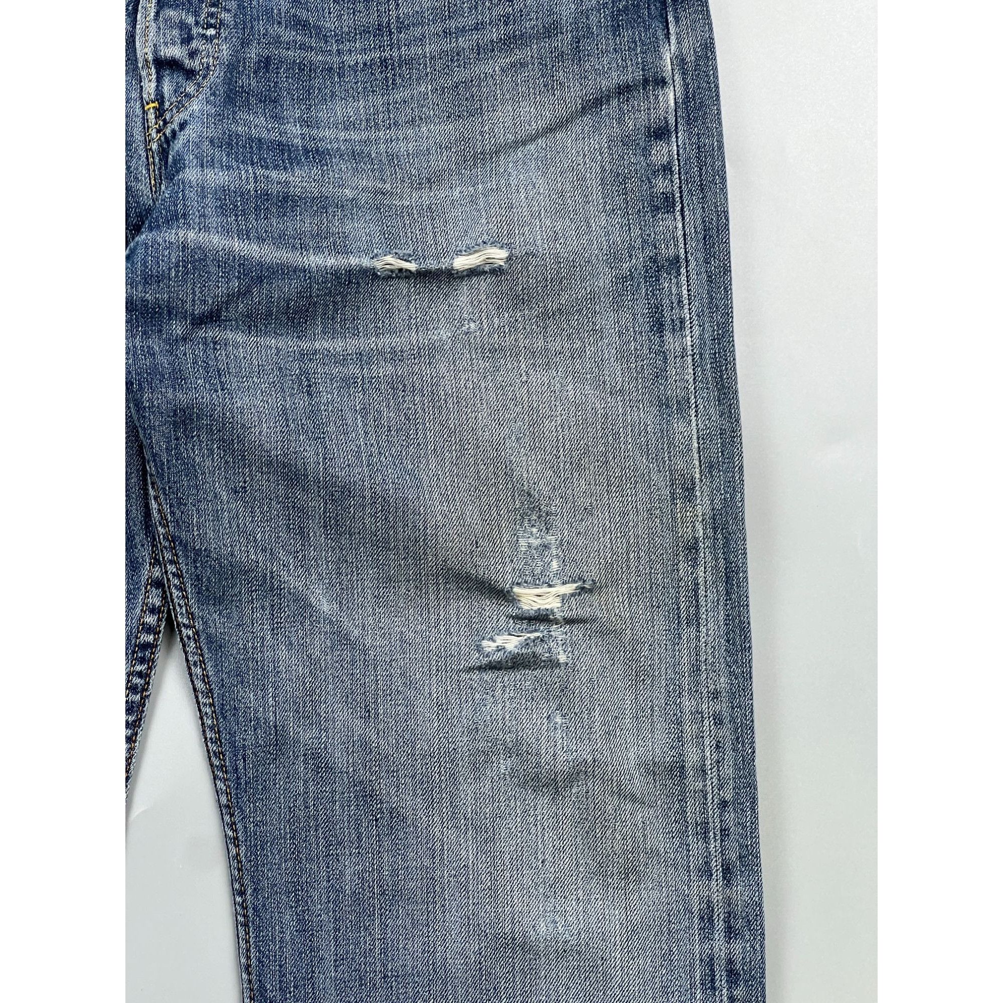 Levi's Levi’s 501 Distressed Denim Jeans Pants (Y0905) Size US 34 / EU 50 - 3 Thumbnail