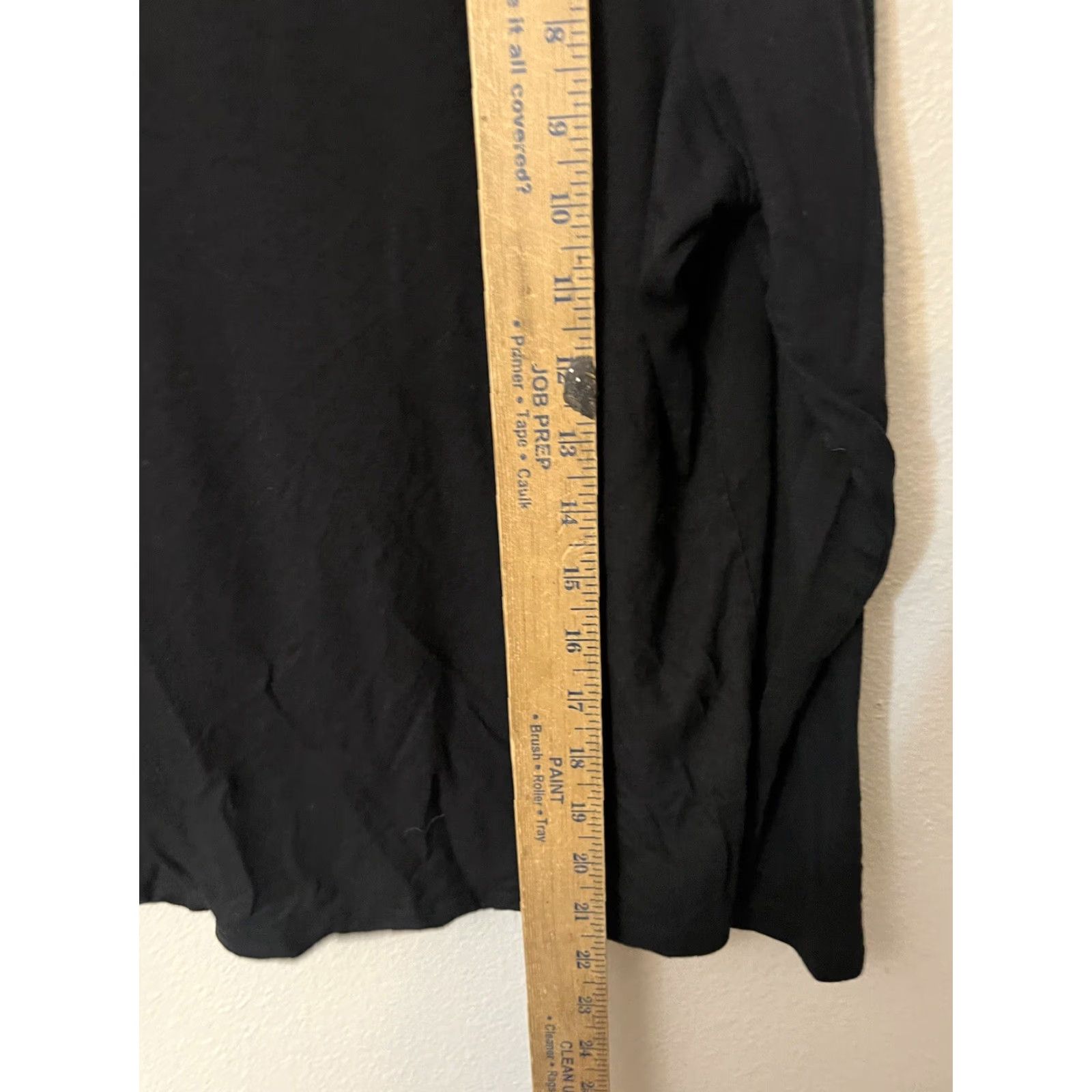 Talbots VINTAGE Talbots Women's Sweater Pullover Long Sleeve Cotton V-Neck Size 2XP Black Plus Size Size XXL / US 16-18 / IT 52-54 - 4 Thumbnail