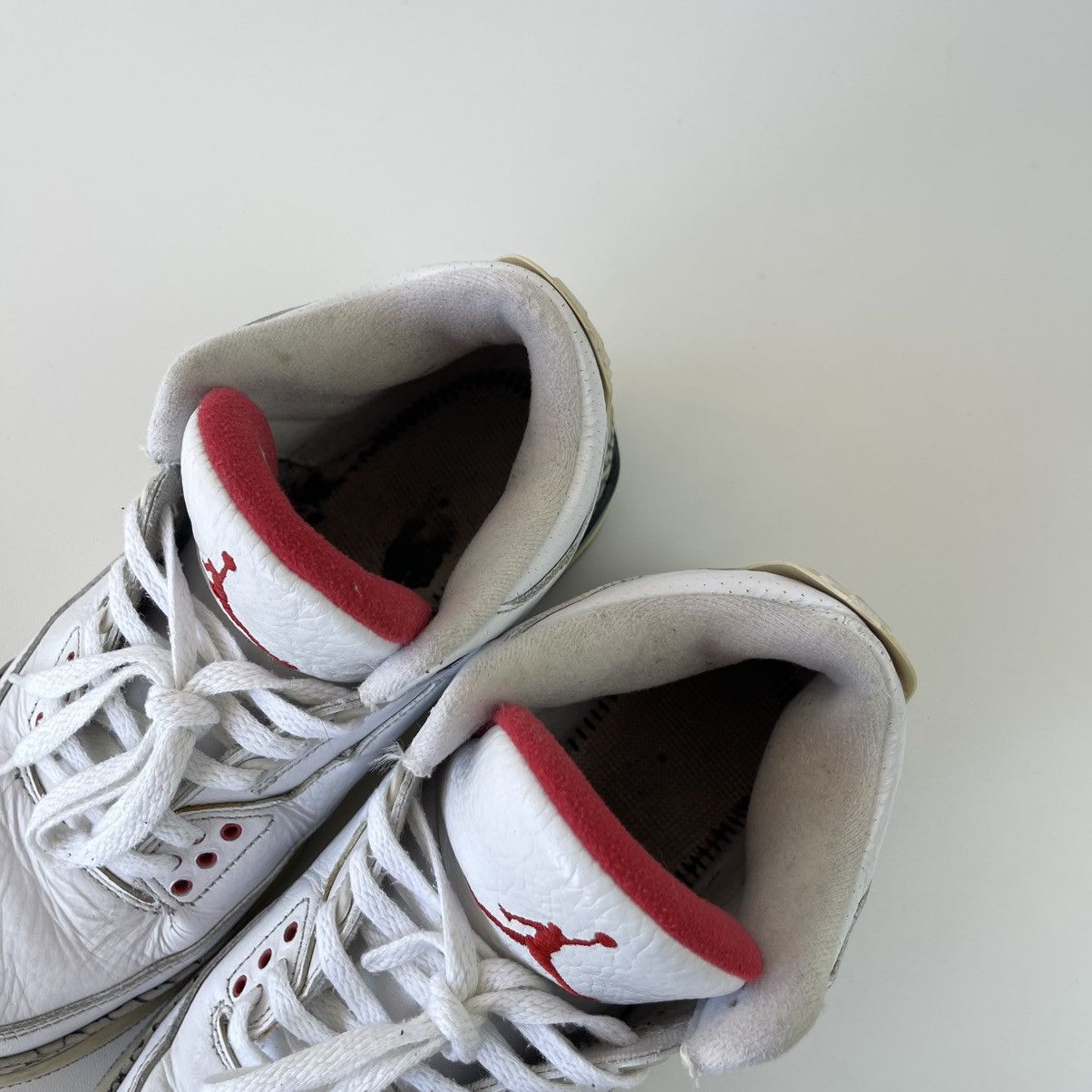 Jordan Brand Nike Air Jordan 3 Retro 2010 Hi-Top Shoes White Cement Rare Size US 8 / EU 41 - 11 Thumbnail