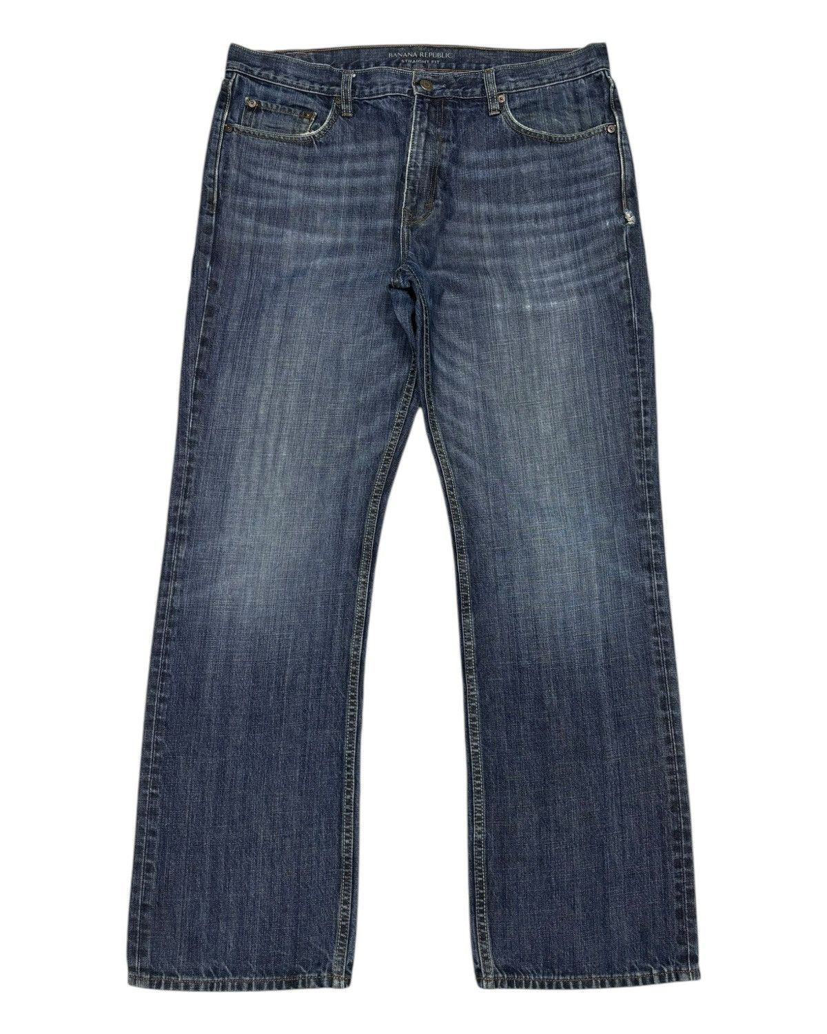 Banana Republic Vintage Banana Republic Baggy Nice Faded Denim Jeans Size US 36 / EU 52 - 6 Thumbnail