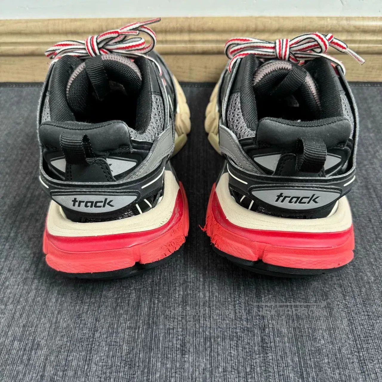 Balenciaga Balenciaga Track Sneakers Black Red Size 35. Size US 5 / EU 37 - 4 Thumbnail