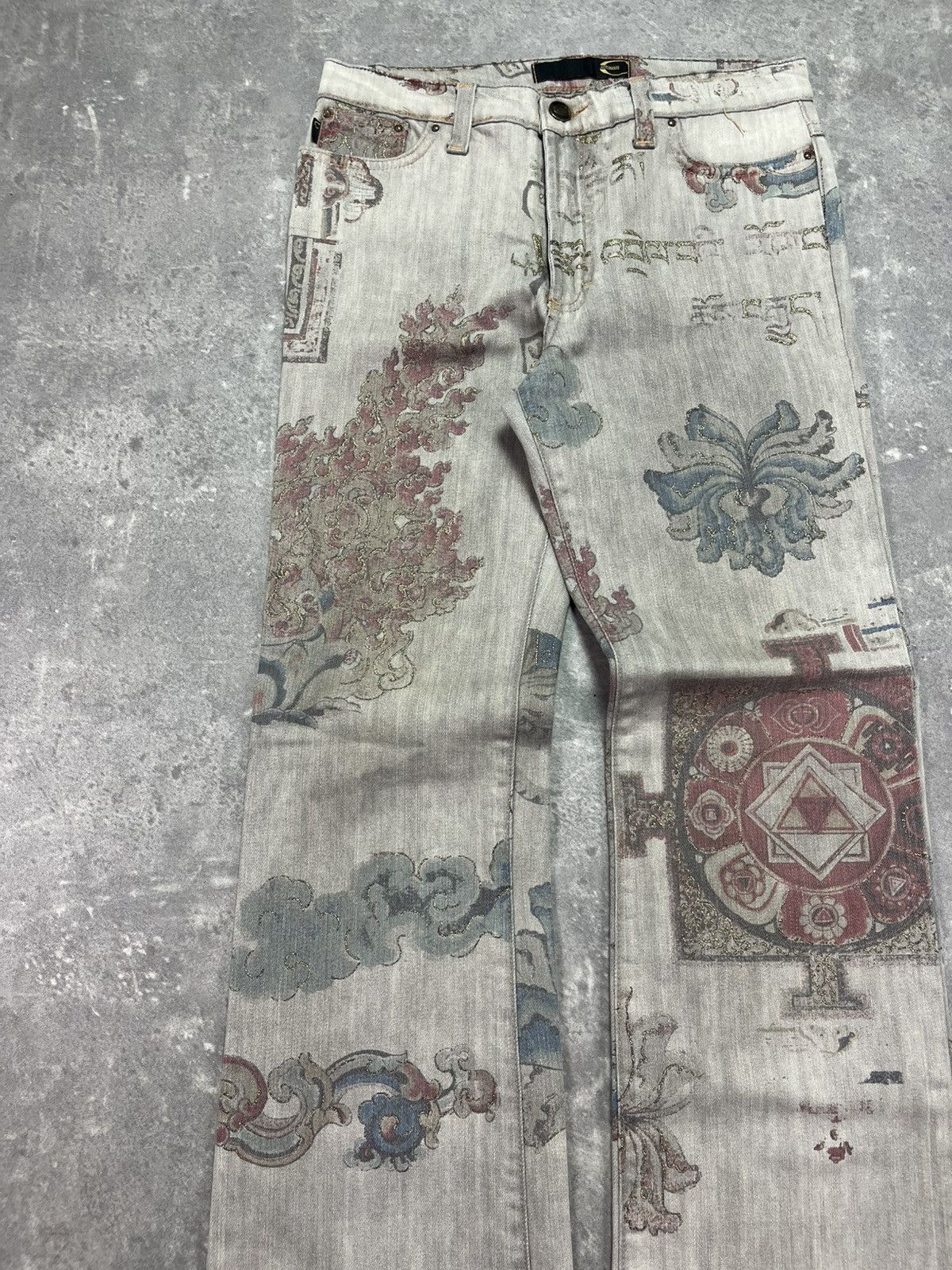 Just Cavalli SS05 Just Cavalli Asian World Fantasy Jeans 28 Size US 28 / EU 44 - 3 Thumbnail