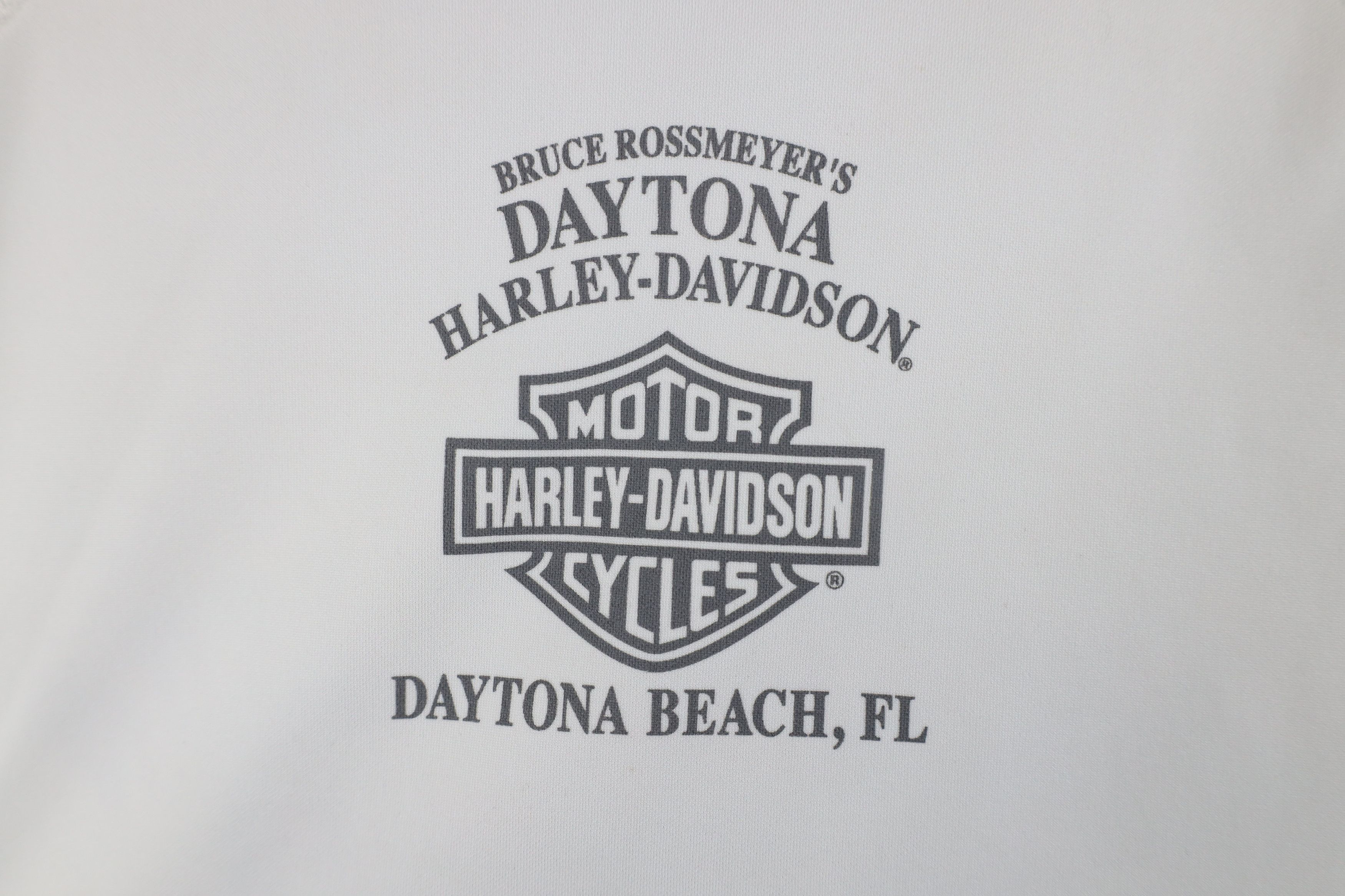 Harley Davidson × Vintage Harley Davidson Letter Spell Out Knit Short Sleeve T-Shirt Size US L / EU 52-54 / 3 - 11 Thumbnail