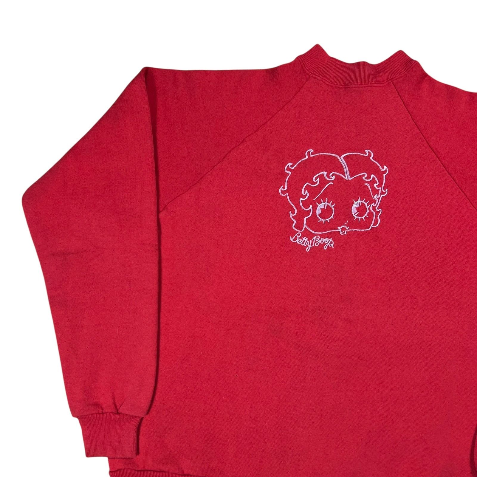 Hanes × Vintage Vintage 90s Hanes Betty Boop embroidered crewneck (L) Size US L / EU 52-54 / 3 - 4 Thumbnail