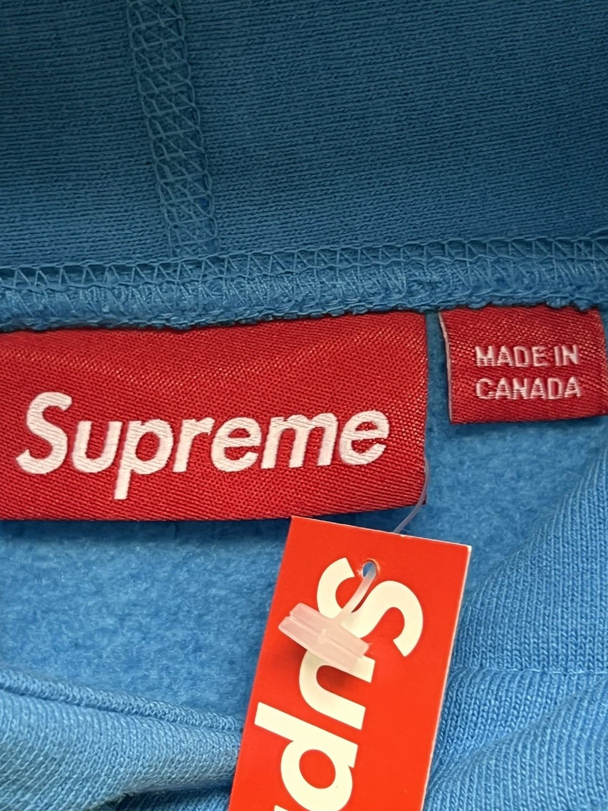Supreme Supreme Box Logo Hooded Sweatshirt CYAN light blue navy sky Size US M / EU 48-50 / 2 - 6 Thumbnail