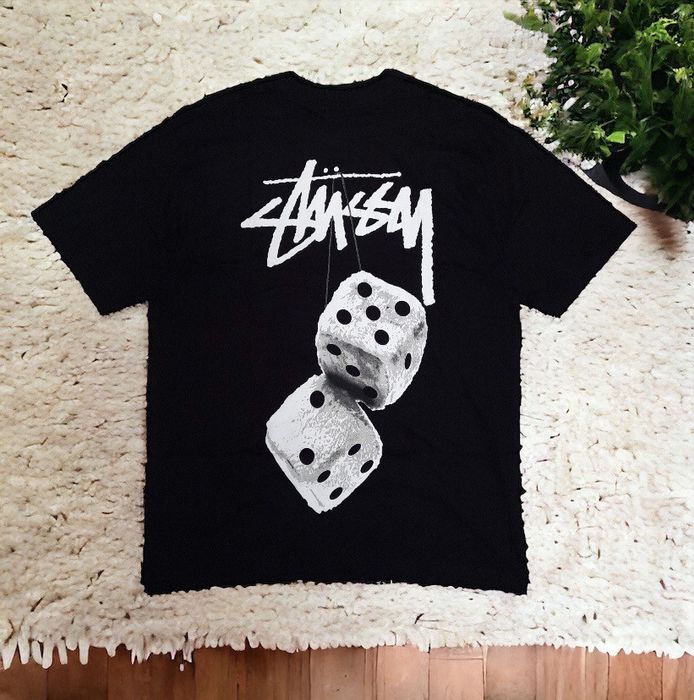 Stussy Fuzzy Dice Tee | Grailed