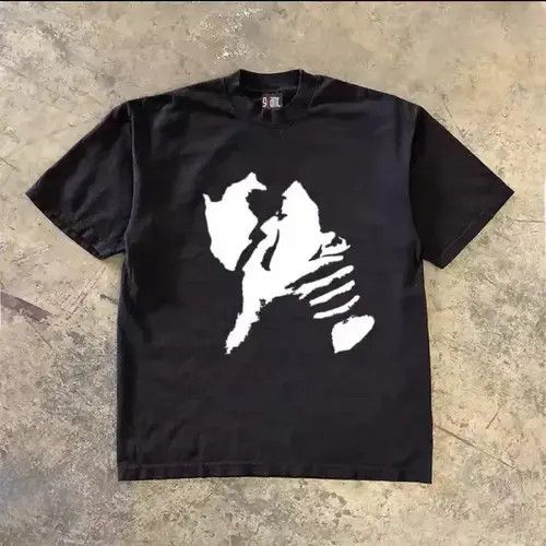 VIBE Street Hip Hop Kiss Print Casual Short Sleeve T-Shirt Size US L / EU 52-54 / 3 - 7 Thumbnail