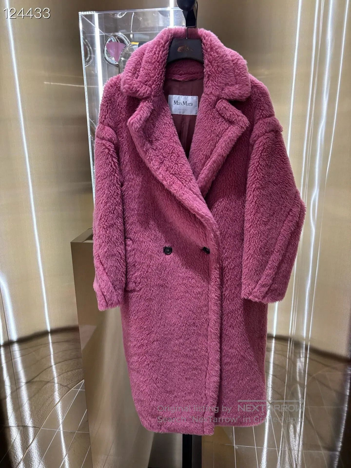 Max Mara Maxmara Raspberry Pink Coat. Size S / US 4 / IT 40 - 1 Thumbnail