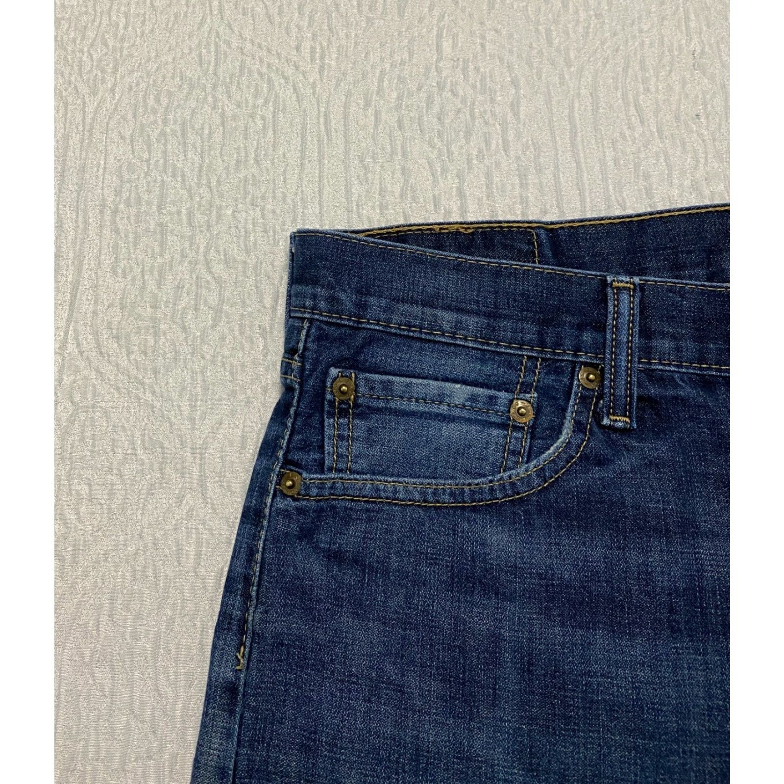Levi's Levi's 513 Slim Straight Jeans Men's Blue 34×32 Denim 5-Pocket Regular Slim Medium Wash + Logo Size US 34 / EU 50 - 5 Thumbnail