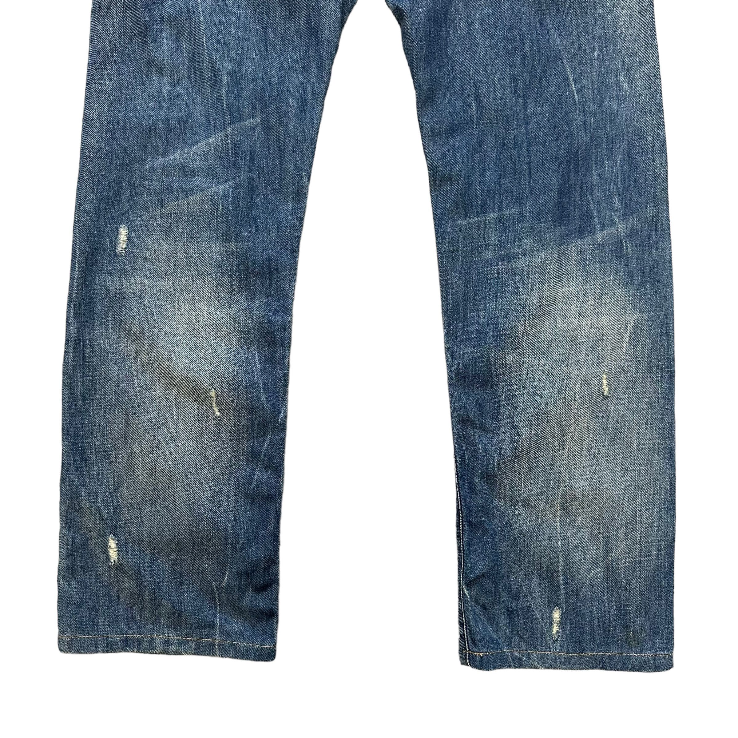 G-Star 3301 by G Star Raw Fly Button Distressed Denim Pant #9110-57 Size US 29 - 17 Thumbnail
