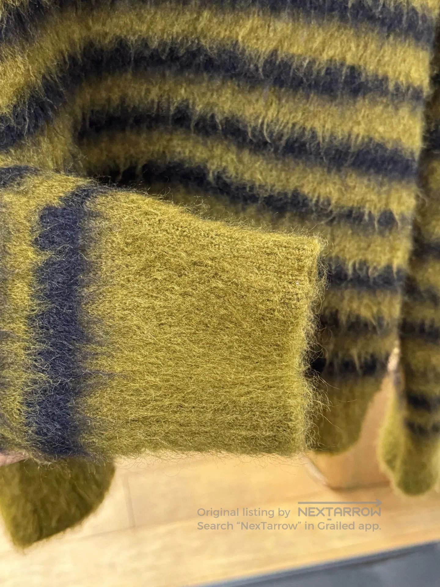 Bottega Veneta Bottega Veneta Green Striped Long Sleeve Sweater. Size US S / EU 44-46 / 1 - 3 Thumbnail
