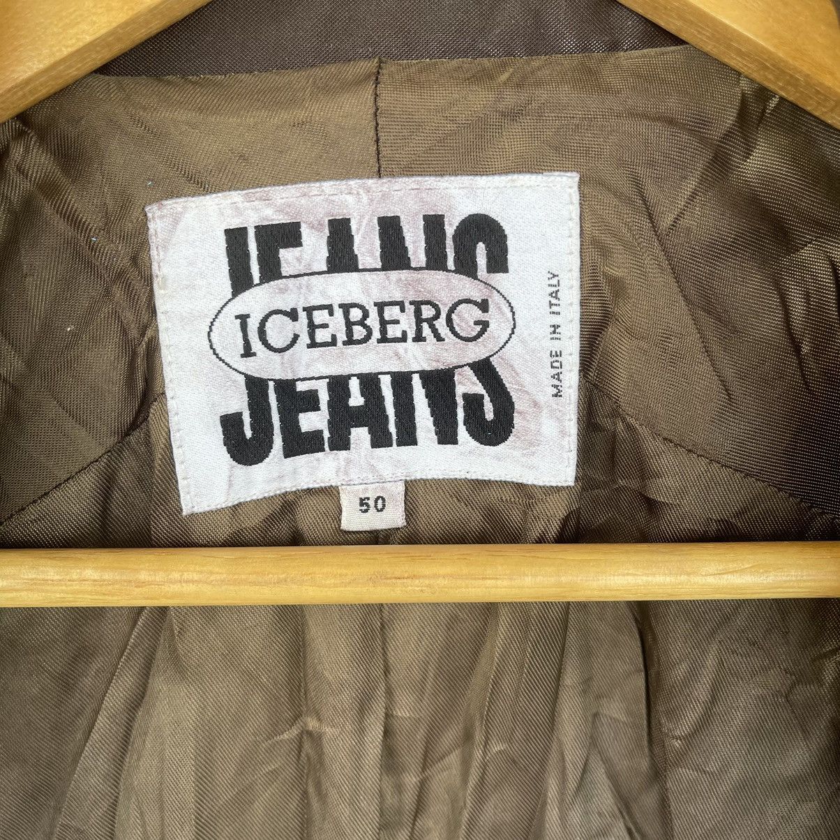 Iceberg × Vintage Vintage 90s Iceberg Jeans Waxed Long Coat Size US M / EU 48-50 / 2 - 11 Thumbnail