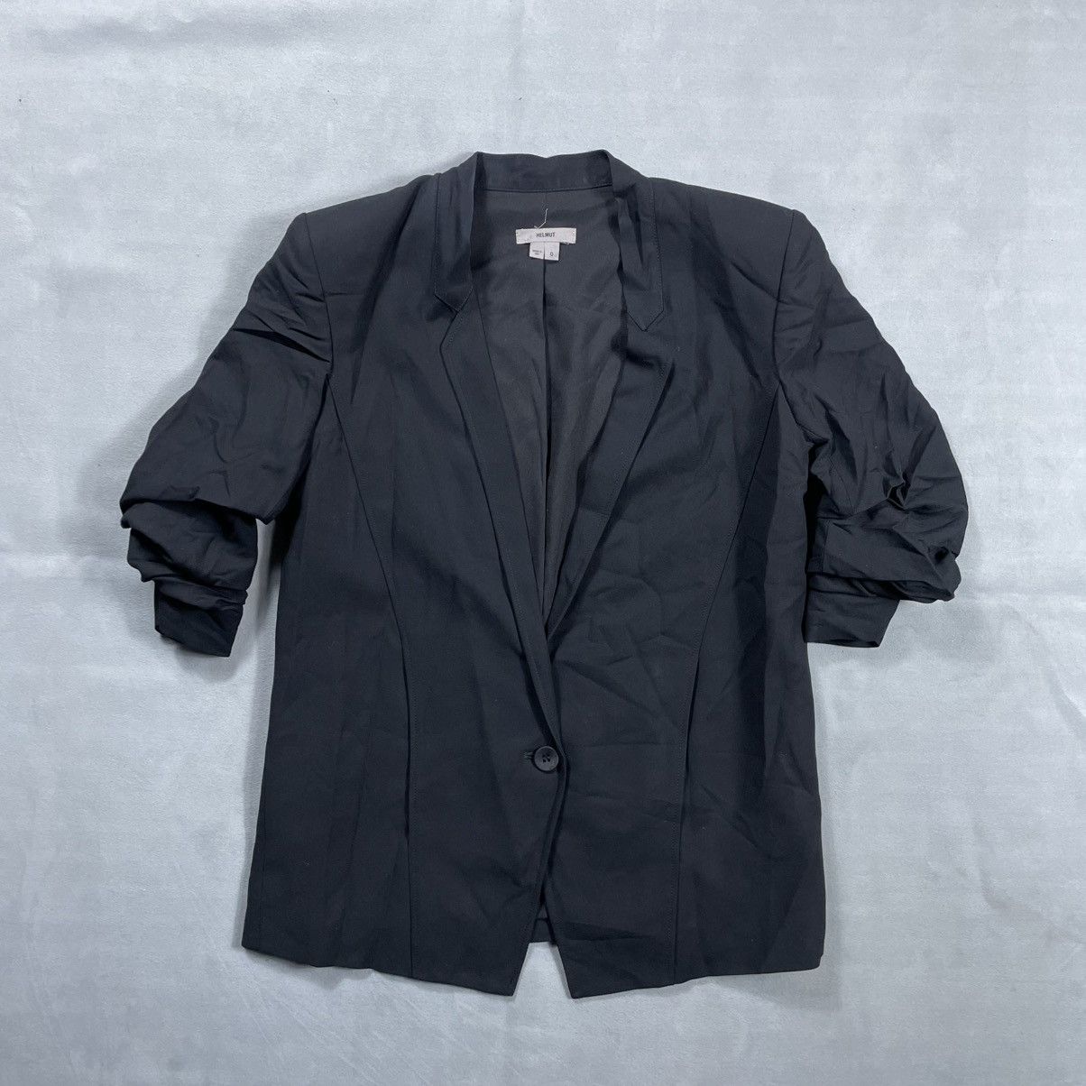 Helmut Lang HELMUT LANG SLOUCHY SUITING SCRUNCHED SLEEVE BLAZER Size XS / US 0-2 / IT 36-38 - 3 Thumbnail