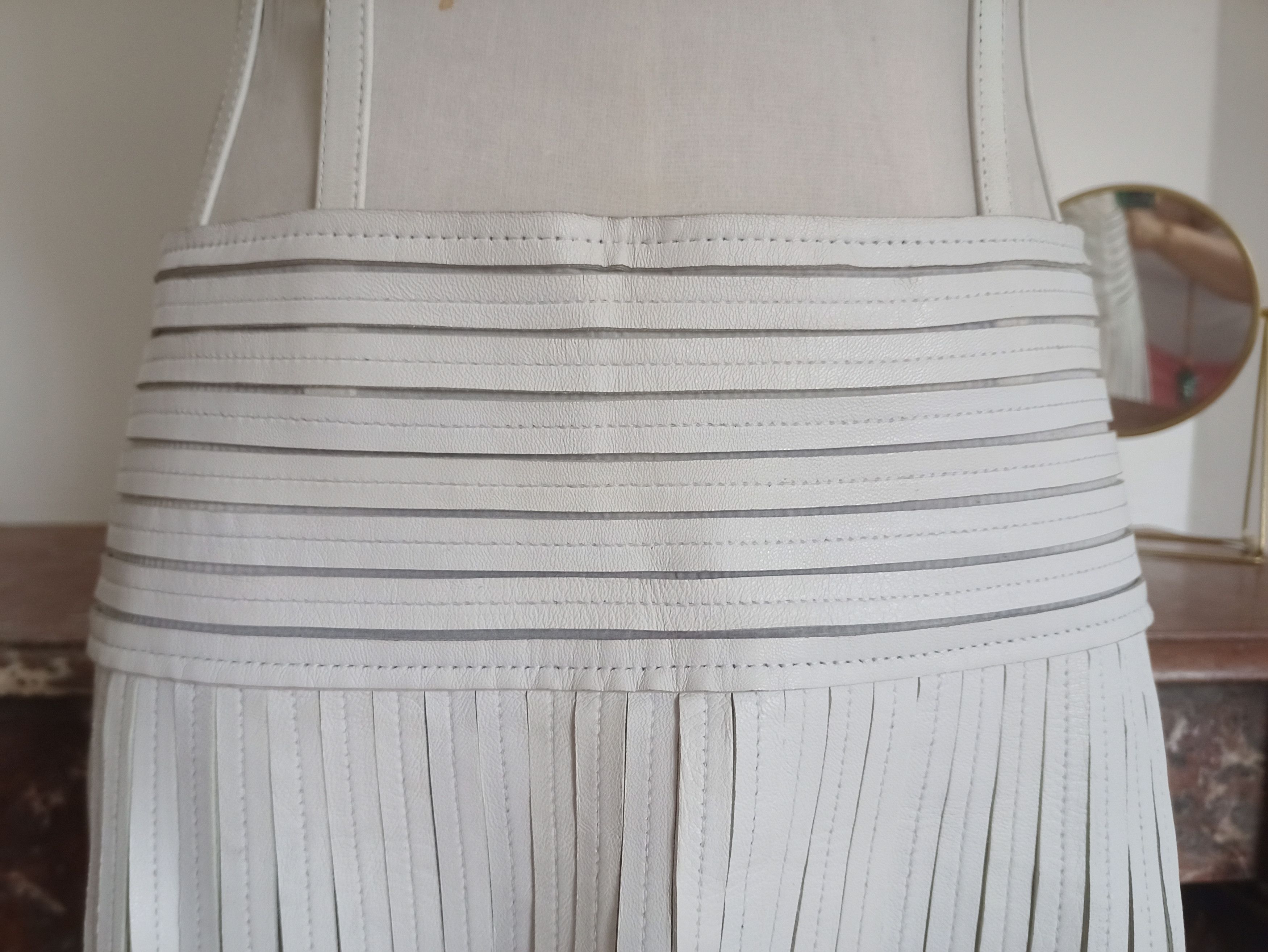 Japanese Brand × Jitrois Jean-Claude Jitrois leather and silk suit skirt bustier Size XS / US 0-2 / IT 36-38 - 10 Thumbnail