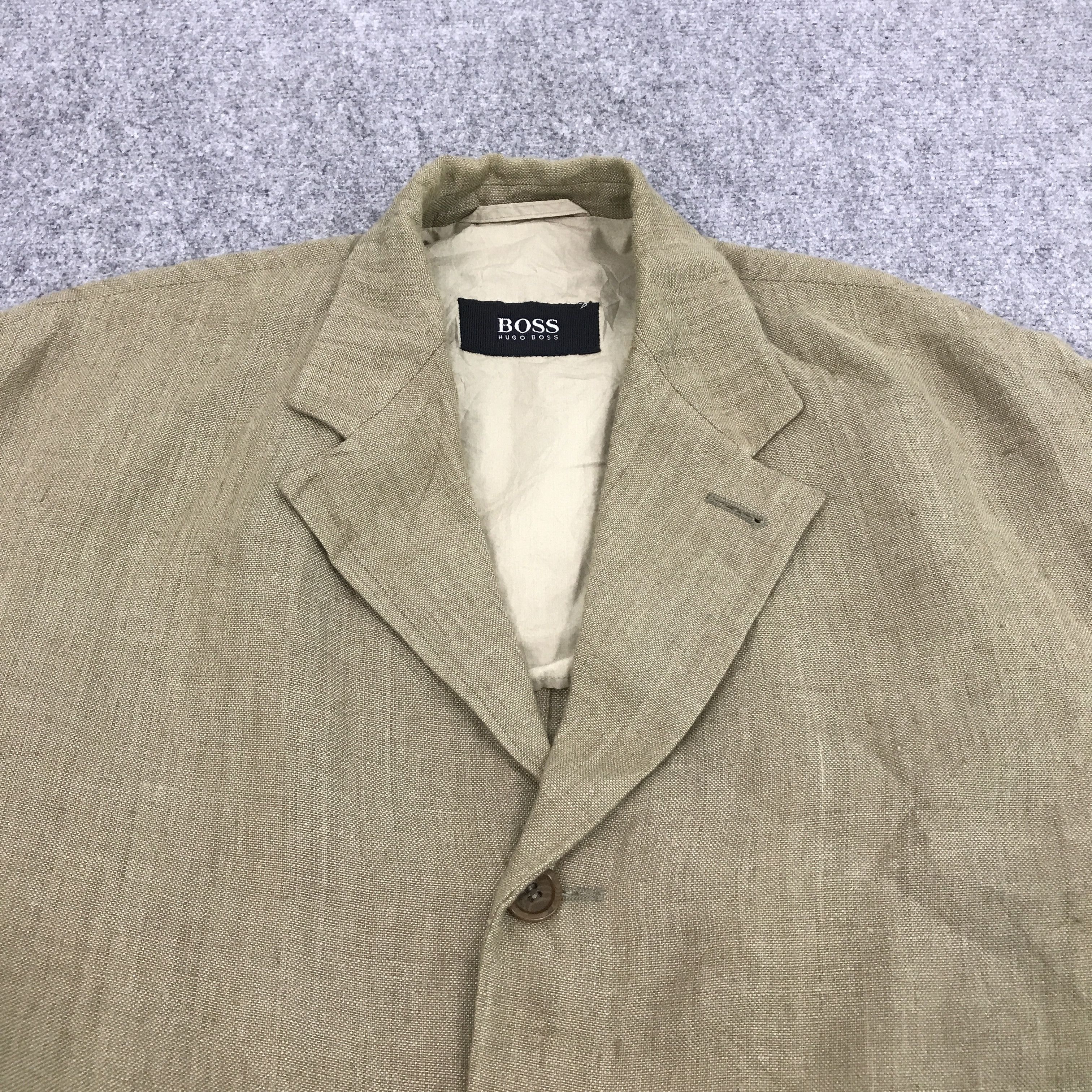 Hugo Boss HUGO BOSS BROWN BUTTON BLAZER COAT JACKET Size US L / EU 52-54 / 3 - 7 Thumbnail