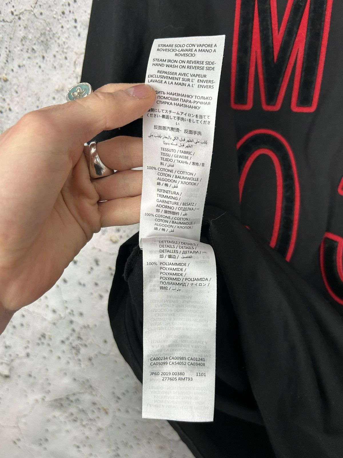 Designer × McQ Alexander McQueen MCQ Alexander McQueen Logo Graphic Black Tee Designer Rare Size US M / EU 48-50 / 2 - 6 Thumbnail