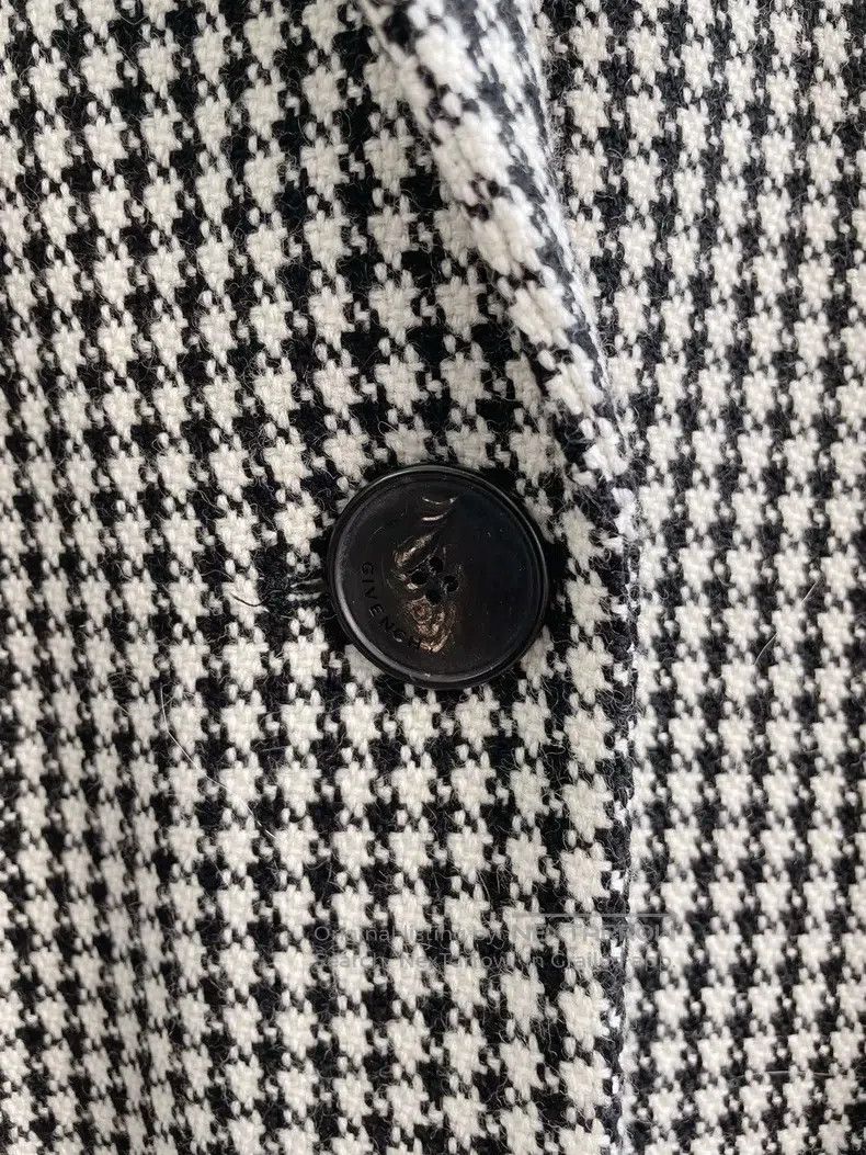 Givenchy Givenchy Black and White Checkered Coat Size XS / US 0-2 / IT 36-38 - 5 Thumbnail
