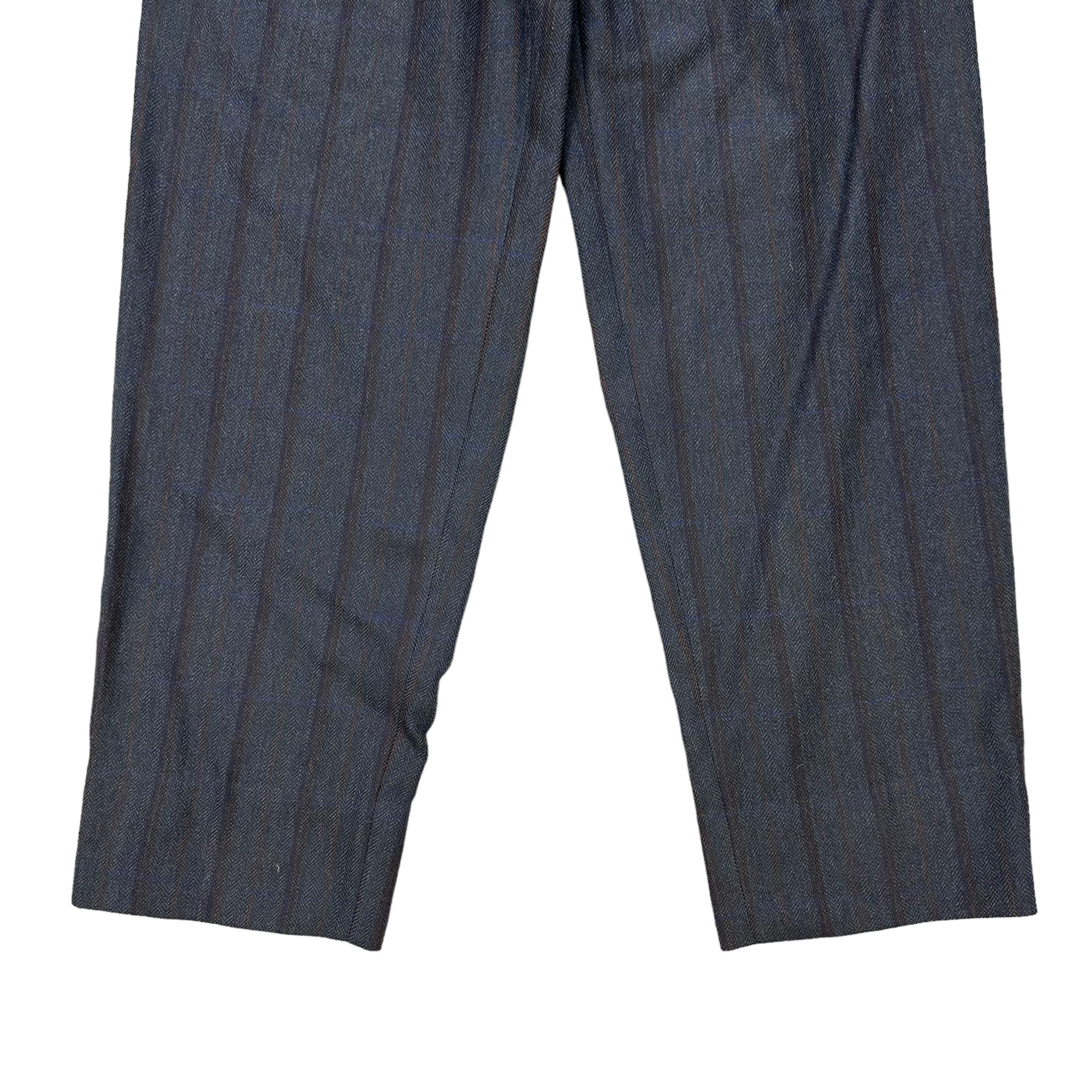 Christian Dior Monsieur CHRISTIAN DIOR MONSIEUR STRIPED WOOL TROUSERS #8100-203 Size US 31 - 4 Thumbnail